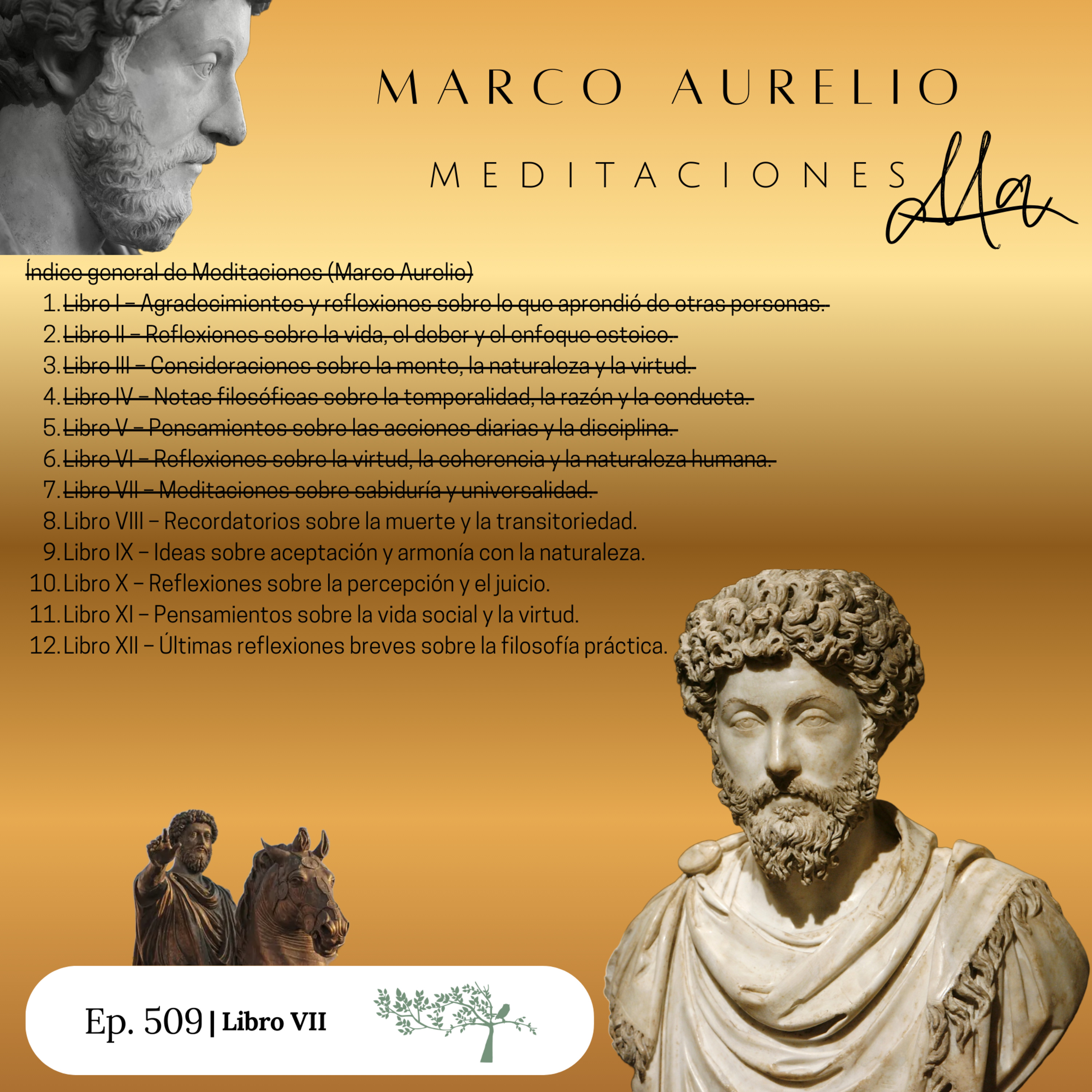 #509 Meditaciones de Marco Aurelio #Día 16 | Libro VII episode artwork