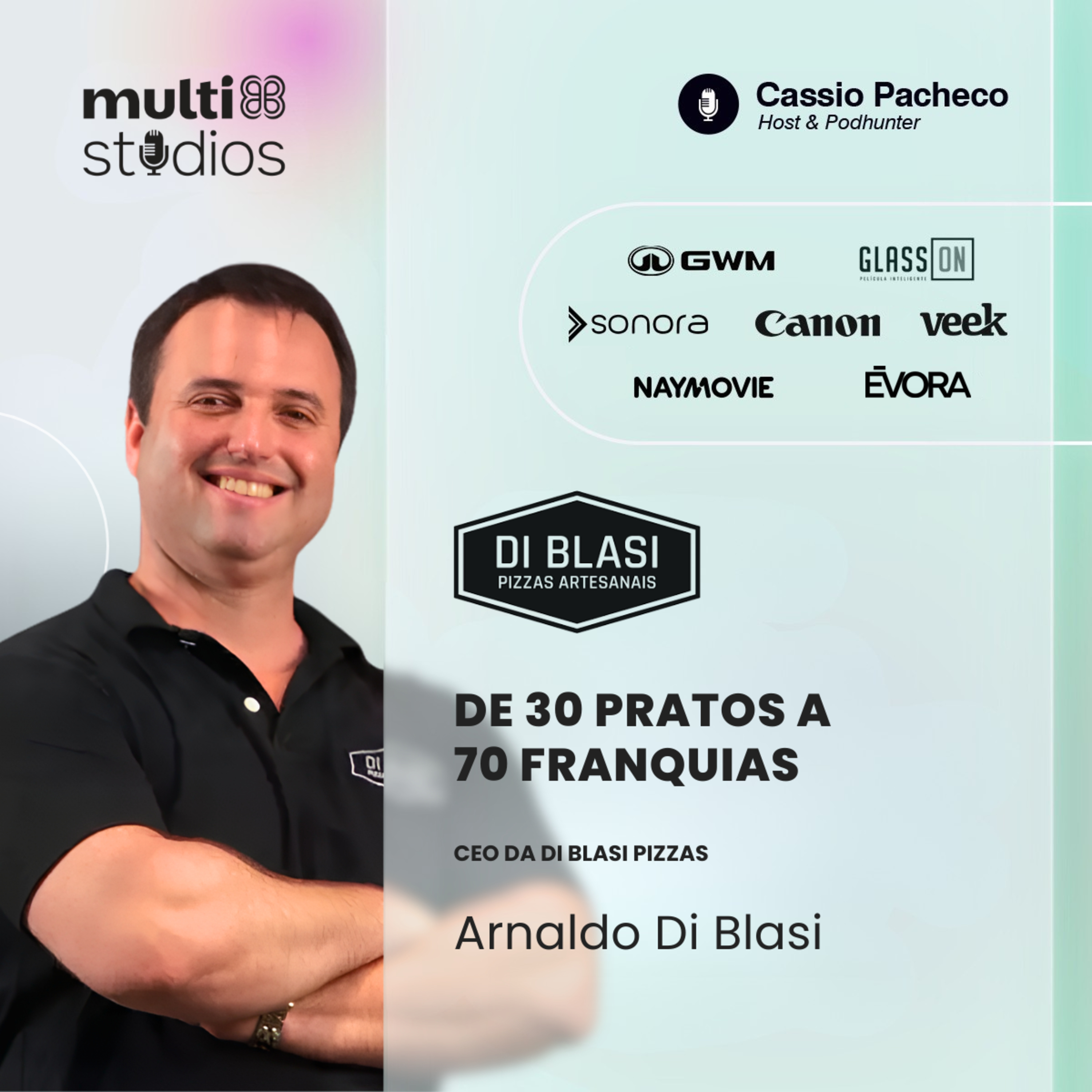 DE 30 PRATOS A 70 FRANQUIAS COM ARNALDO DI BLASI, CEO DA DI BLASI PIZZAS | BUSINESS BY CÁSSIO #116 episode artwork