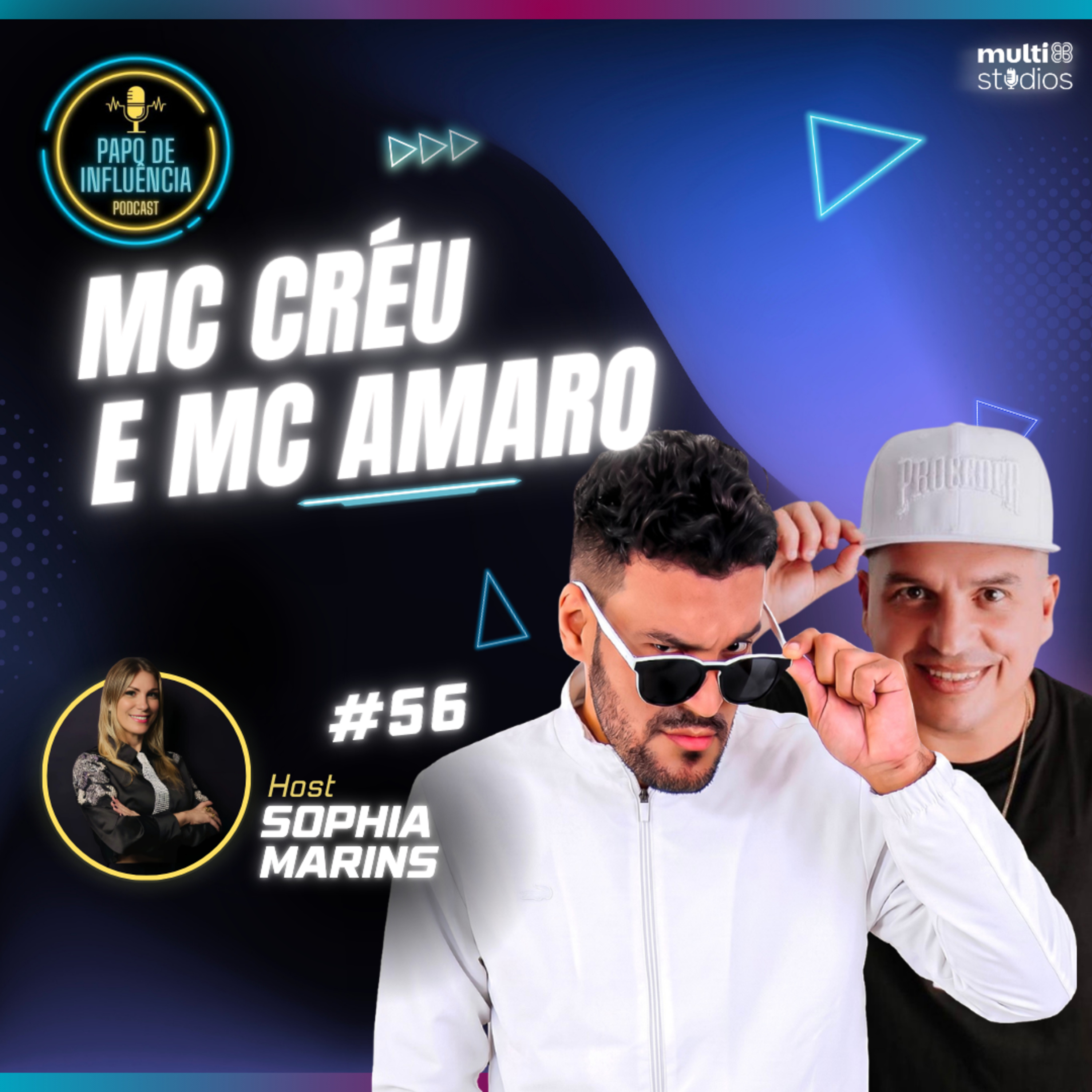 A INFLUÊNCIA DO FUNK COM MC CRÉU E MC AMARO | PAPO DE INFLUÊNCIA #56 episode artwork