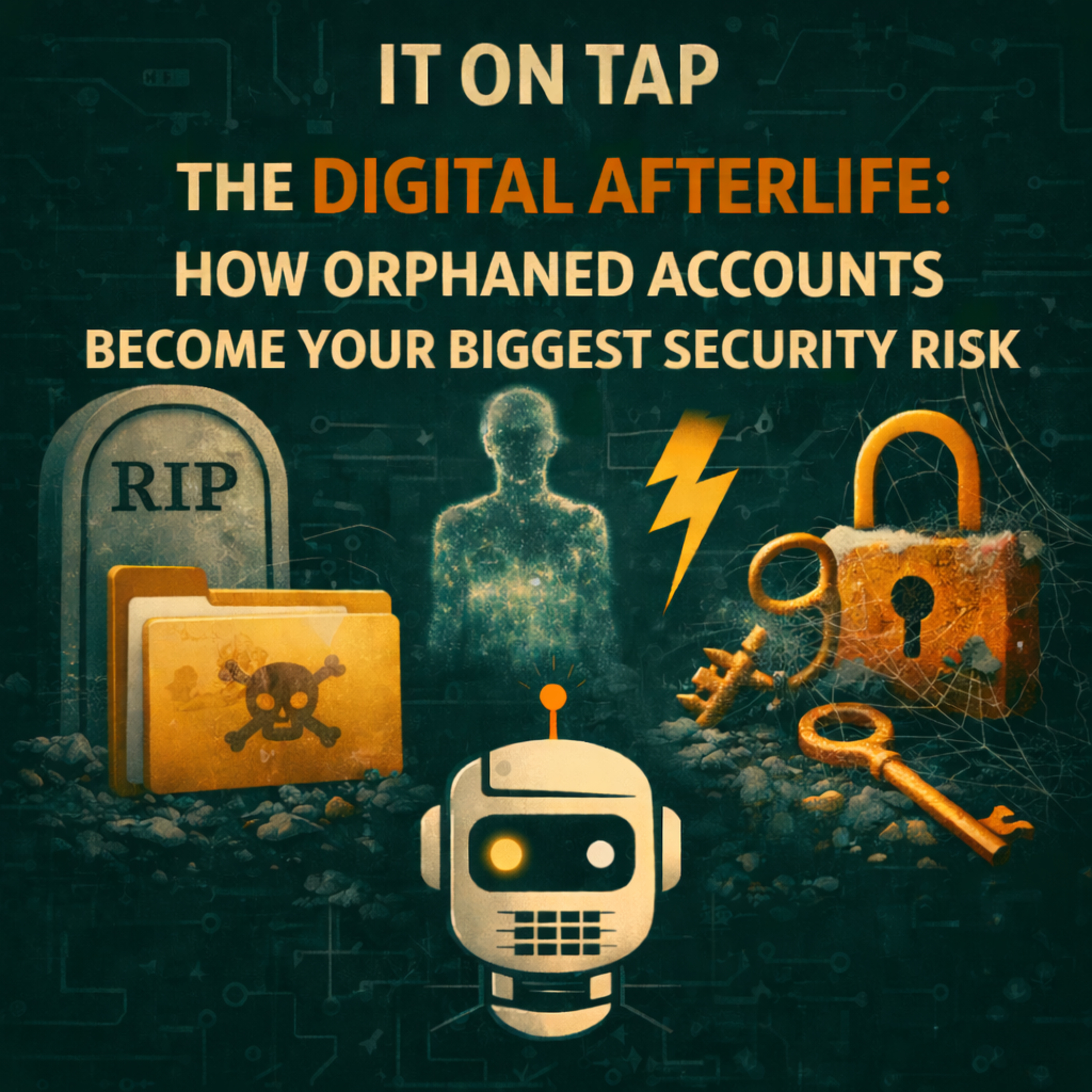 E19 - The Digital Afterlife: How Orphaned Accounts Become Your Biggest Security Risk episode artwork