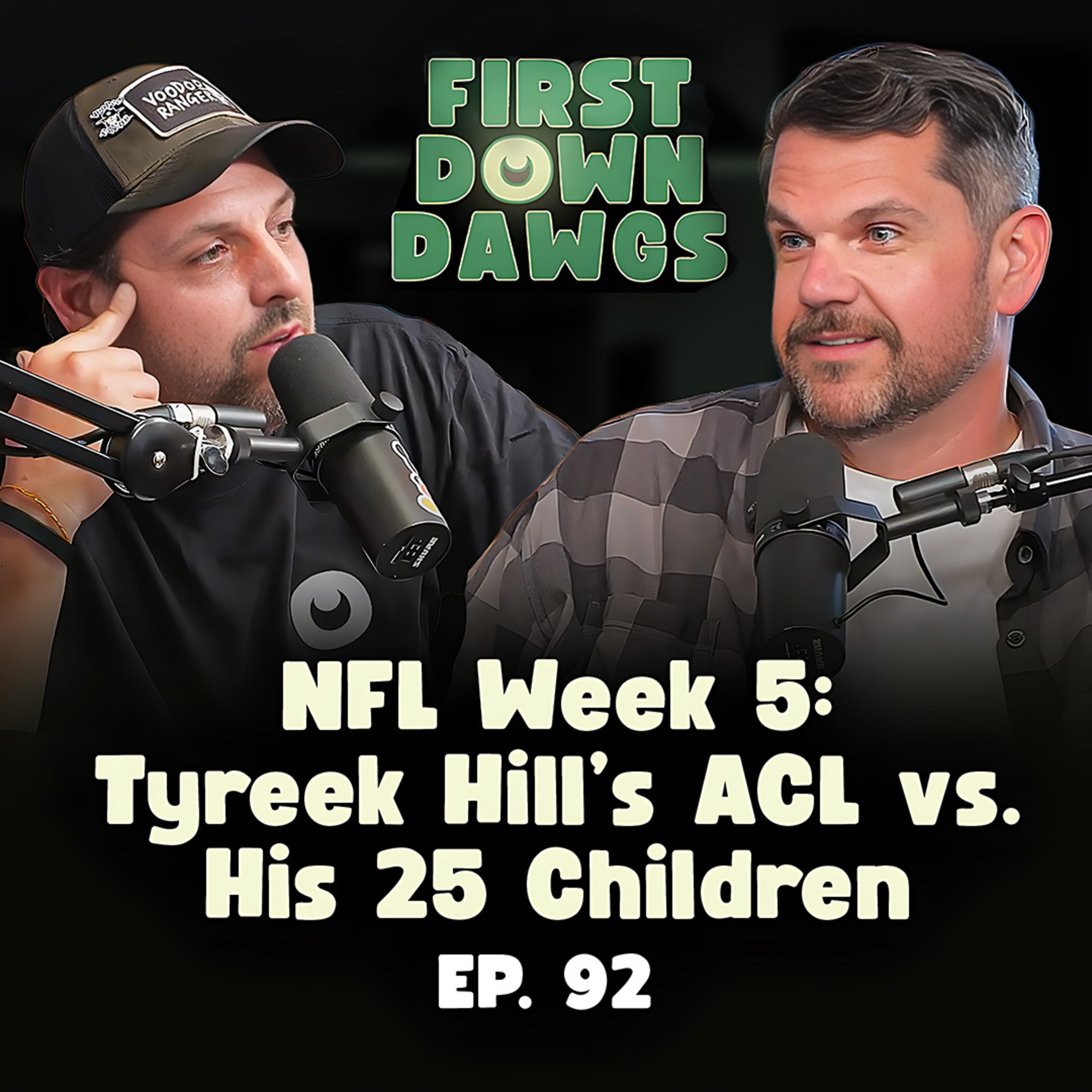 NFL Week 5: Tyreek Hill's ACL vs. His 25 Children episode artwork