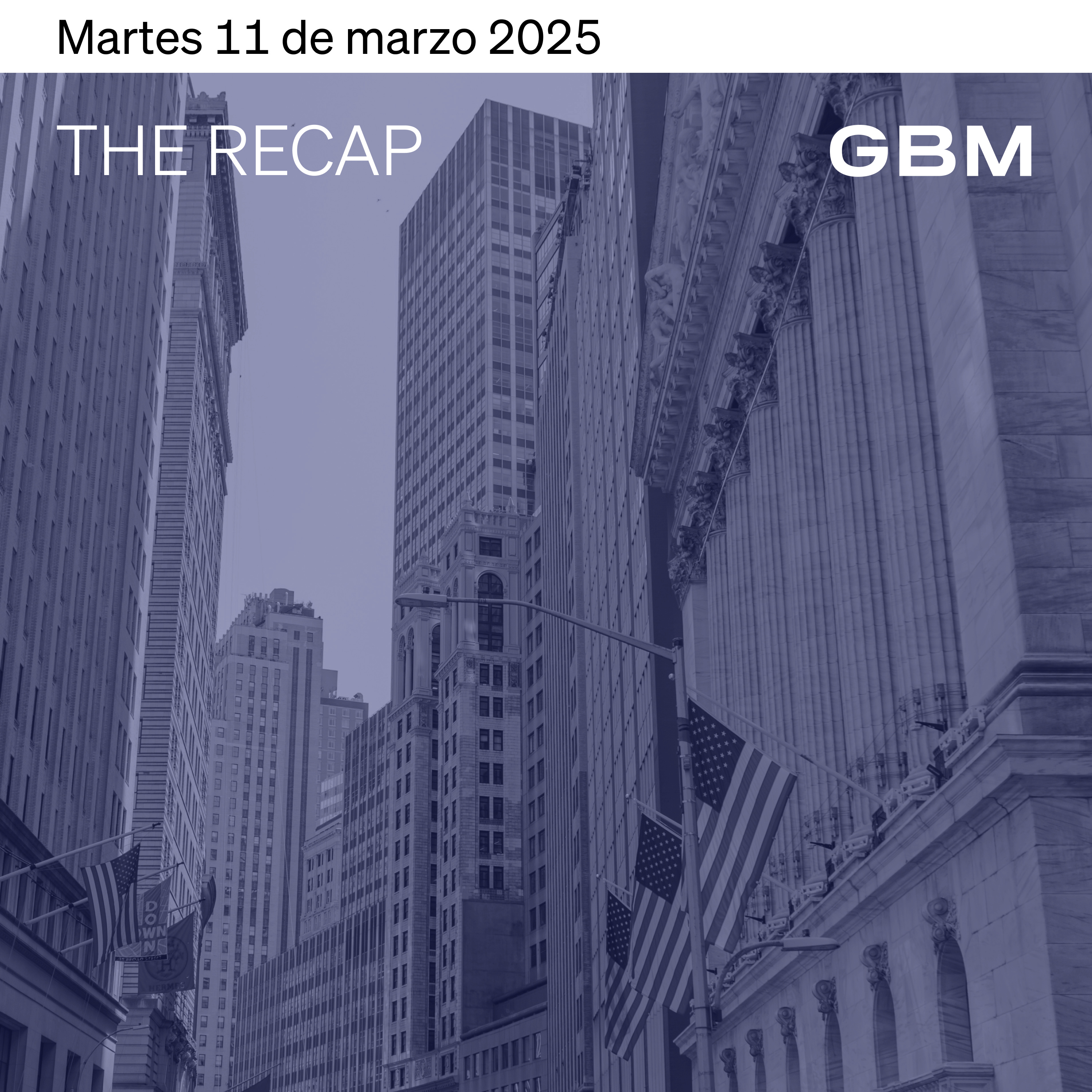 THE RECAP 11-03-25 | Los mercados oscilan en la sesión entre incertidumbre comercial. episode artwork