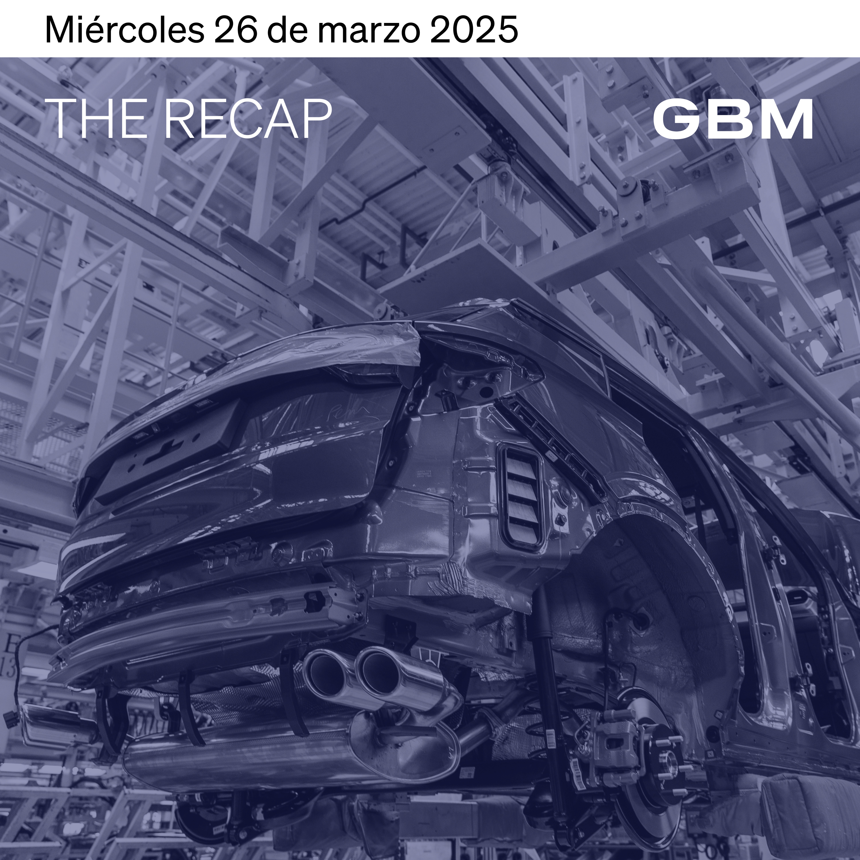 THE RECAP 26-03-25 | Mercados en Estados Unidos cierran negativos , atentos a noticias sobre los aranceles al sector automotriz. episode artwork