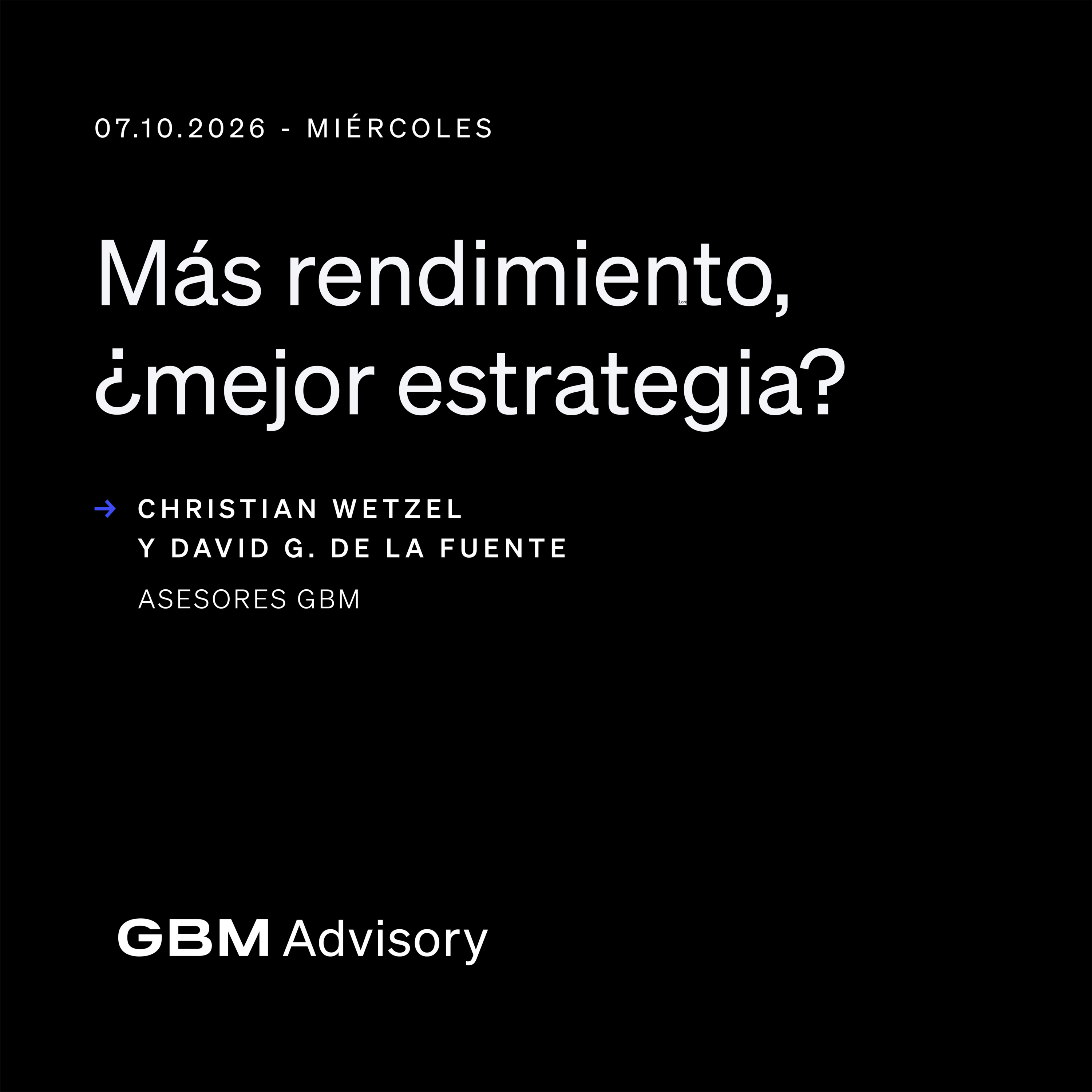 Portada de GBM