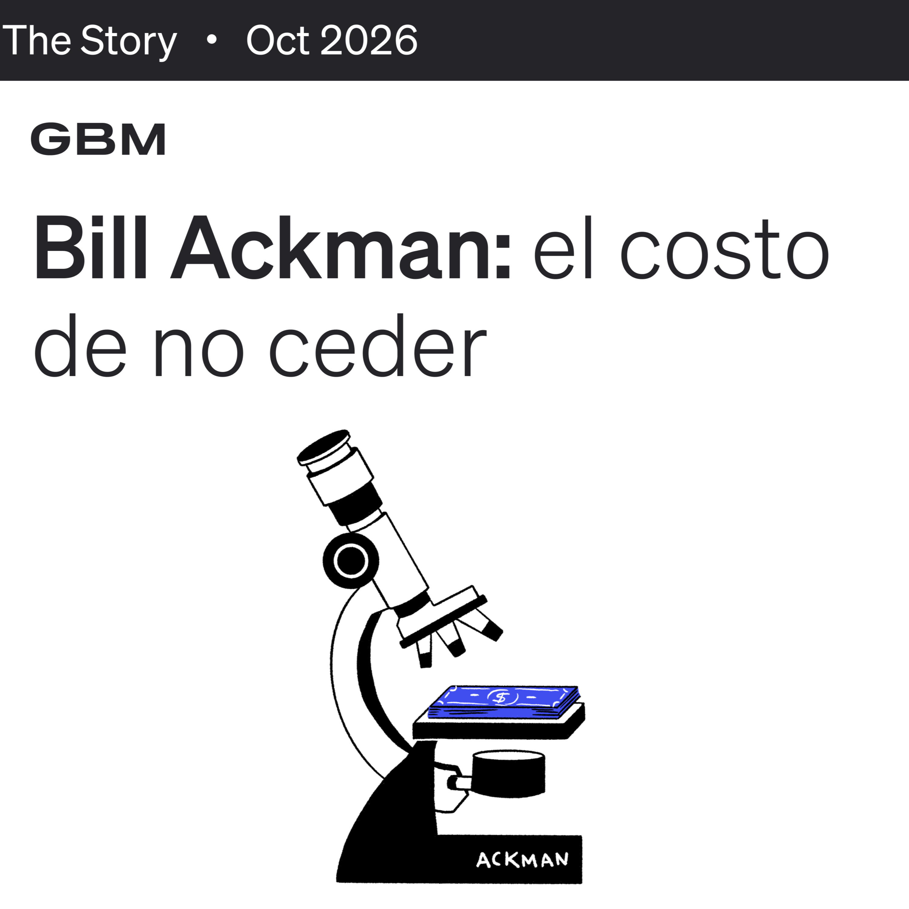 THE STORY | Bill Ackman: el inversionista que convirtió la convicción en una estrategia. episode artwork
