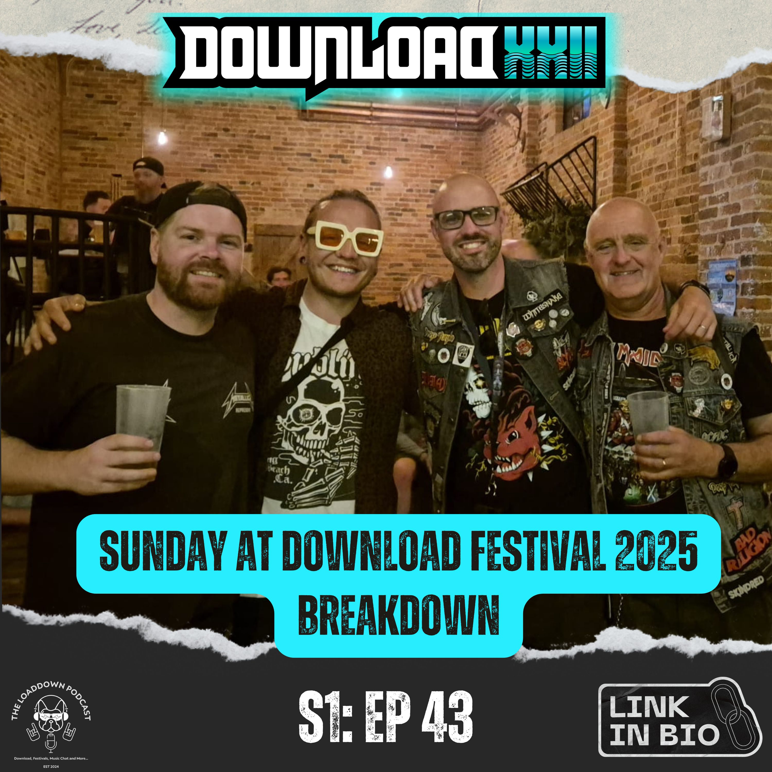 Ep 43 - "Sunday at Download Festival 2025 Breakdown!" episode artwork