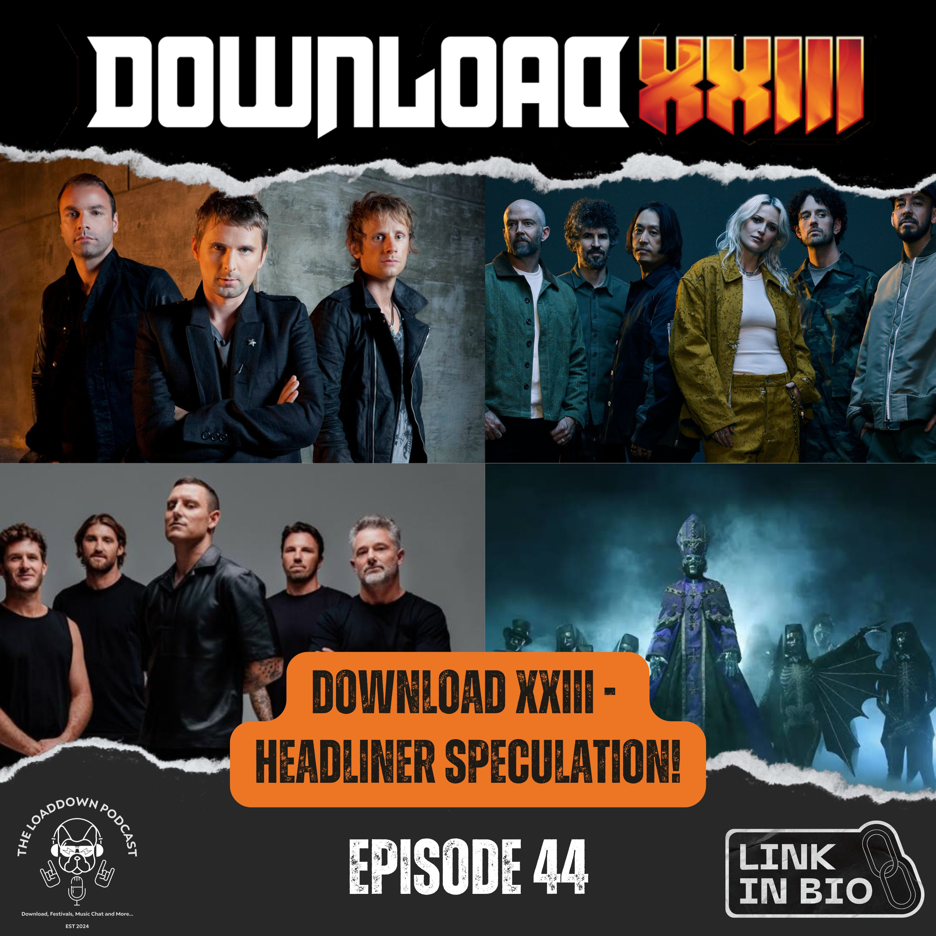 Ep 44 - "Download Festival 2026 - Headliner Speculation!" episode artwork
