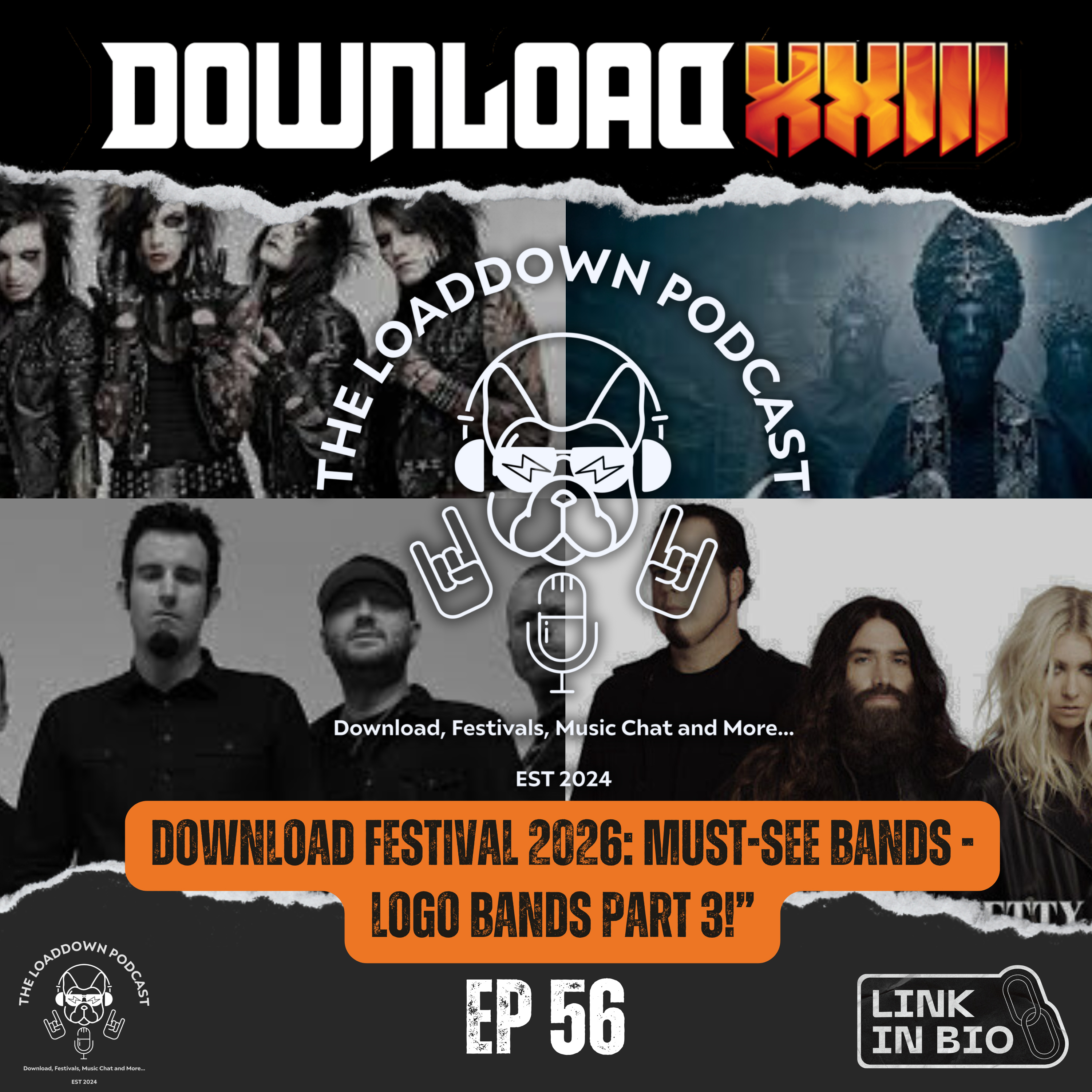 Ep 56 - ""Download Festival 2026: Must-See Bands - Logo bands Part 3!" episode artwork
