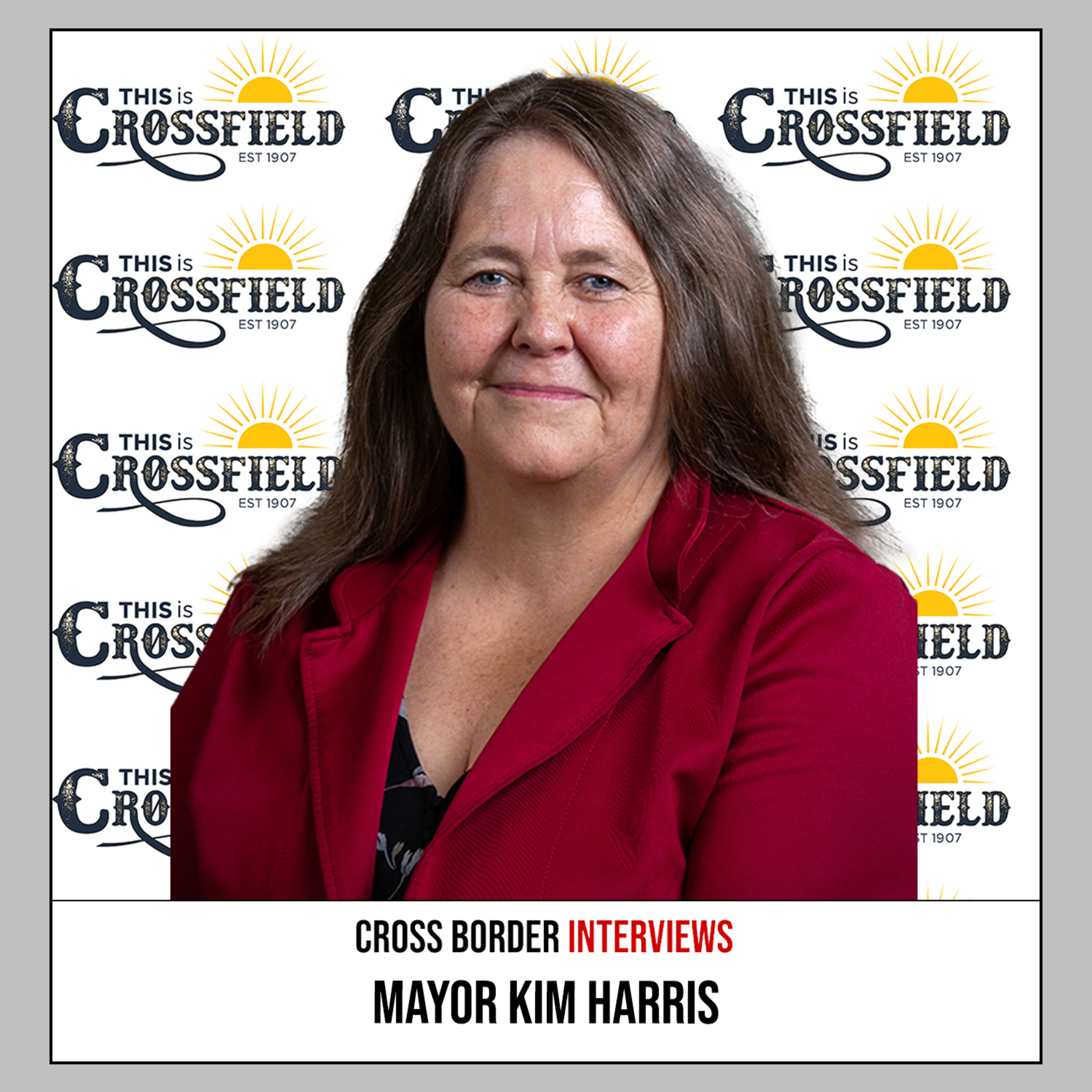 907. Town of Crossfield Mayor Kim Harris episode artwork