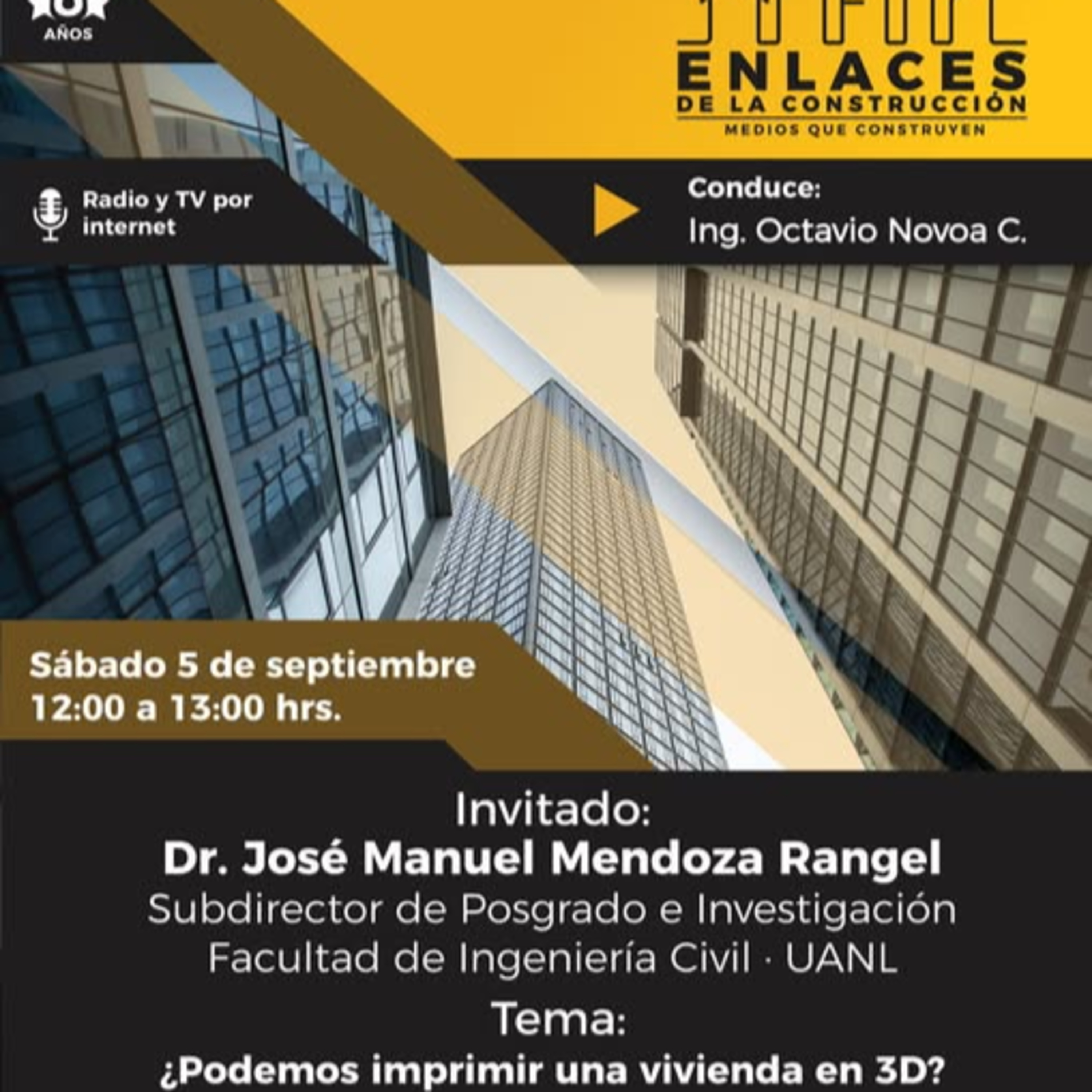 Portada de Enlaces De La Construcción Podcast