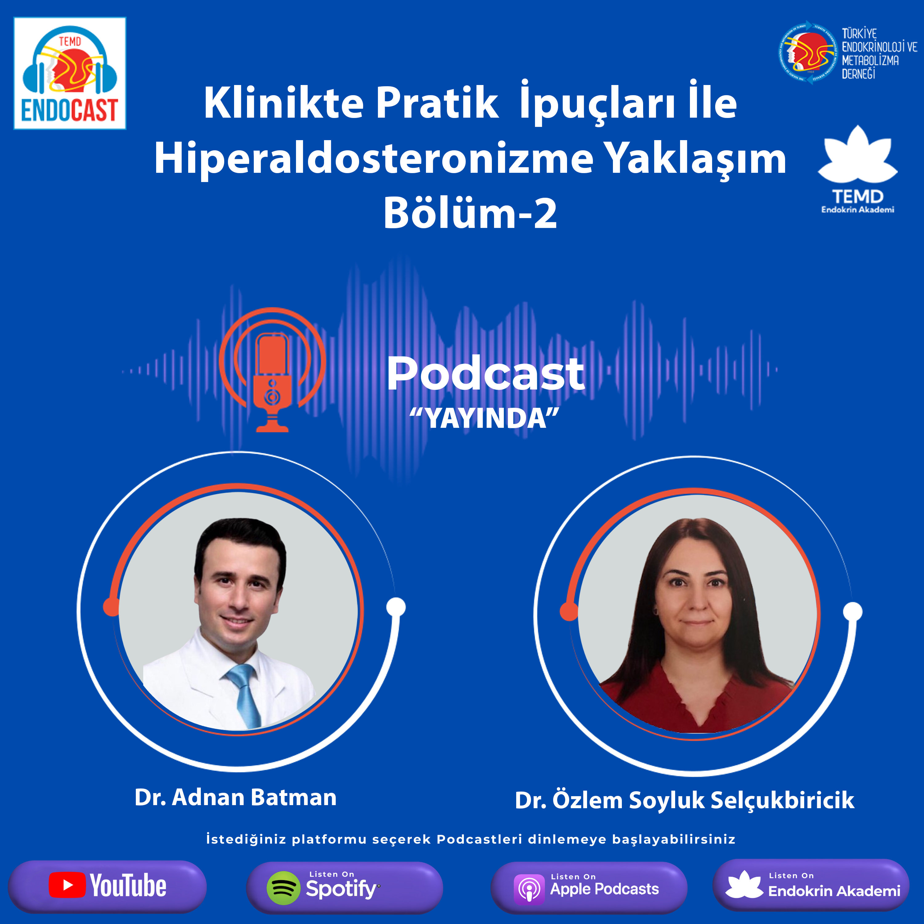 ENDOCASTTürkiye Endokrinoloji ve Metabolizma DerneğiResmi Podcast Hesabı