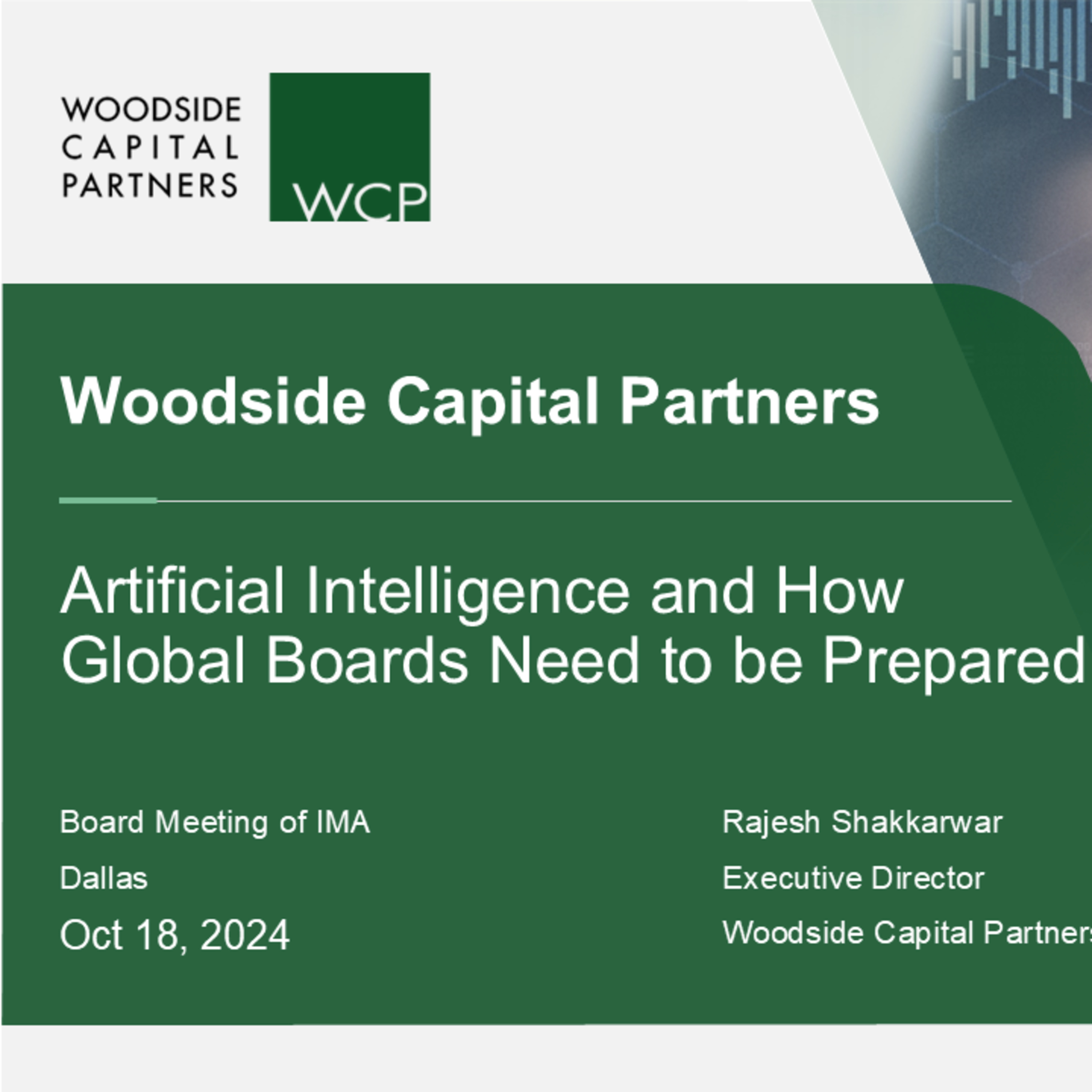 Notebook LM podcast in Artificial Intelligence and How Global Boards Need to be Prepared episode artwork