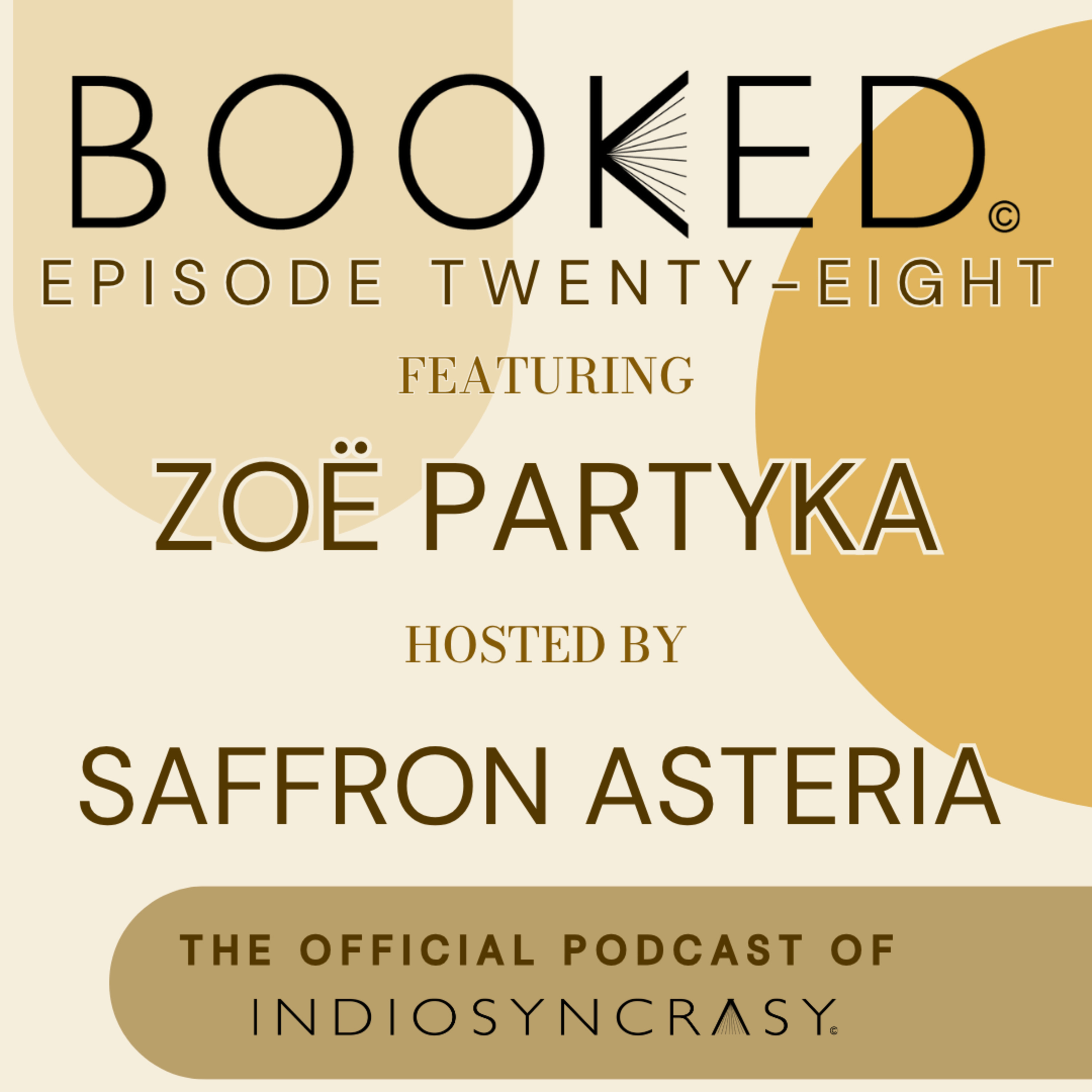 Episode Twenty-Eight with Zoë Partyka | Indie Author Interview | Indiosyncrasy episode artwork