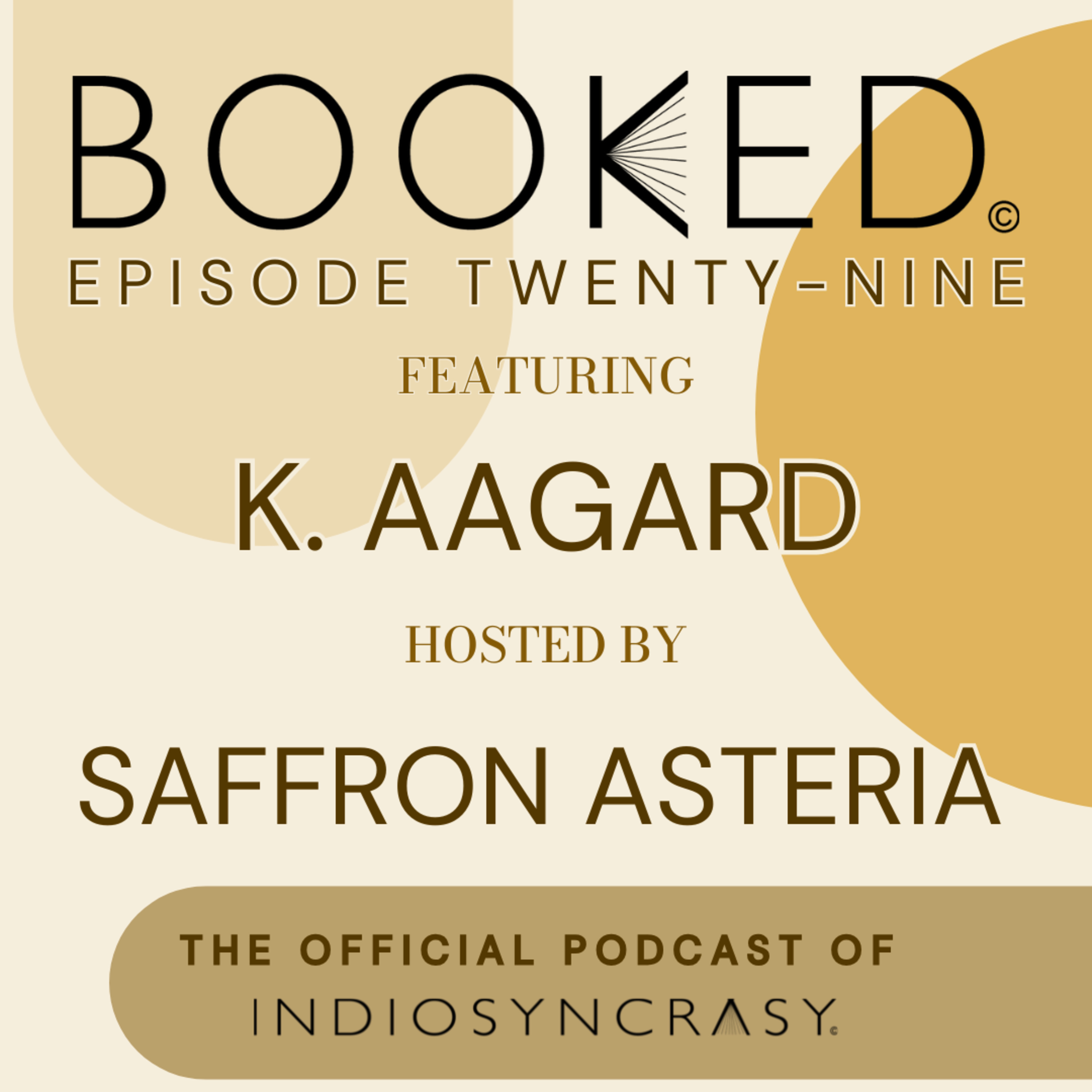 Episode Twenty-Nine with K. Aagard | Indie Author Interview | Indiosyncrasy episode artwork
