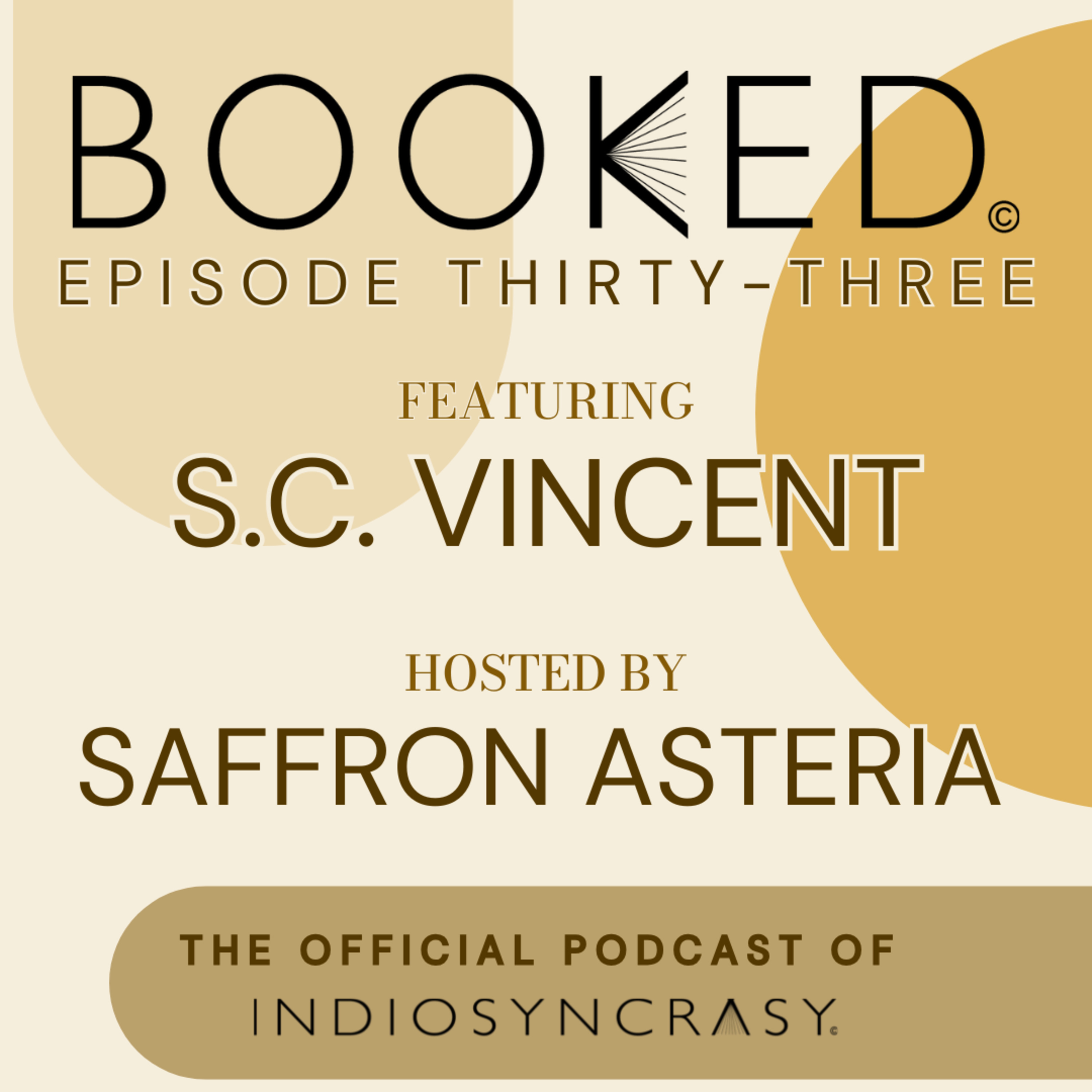 Episode Thirty-Three with S.C. Vincent | Indie Author Interview | Indiosyncrasy episode artwork