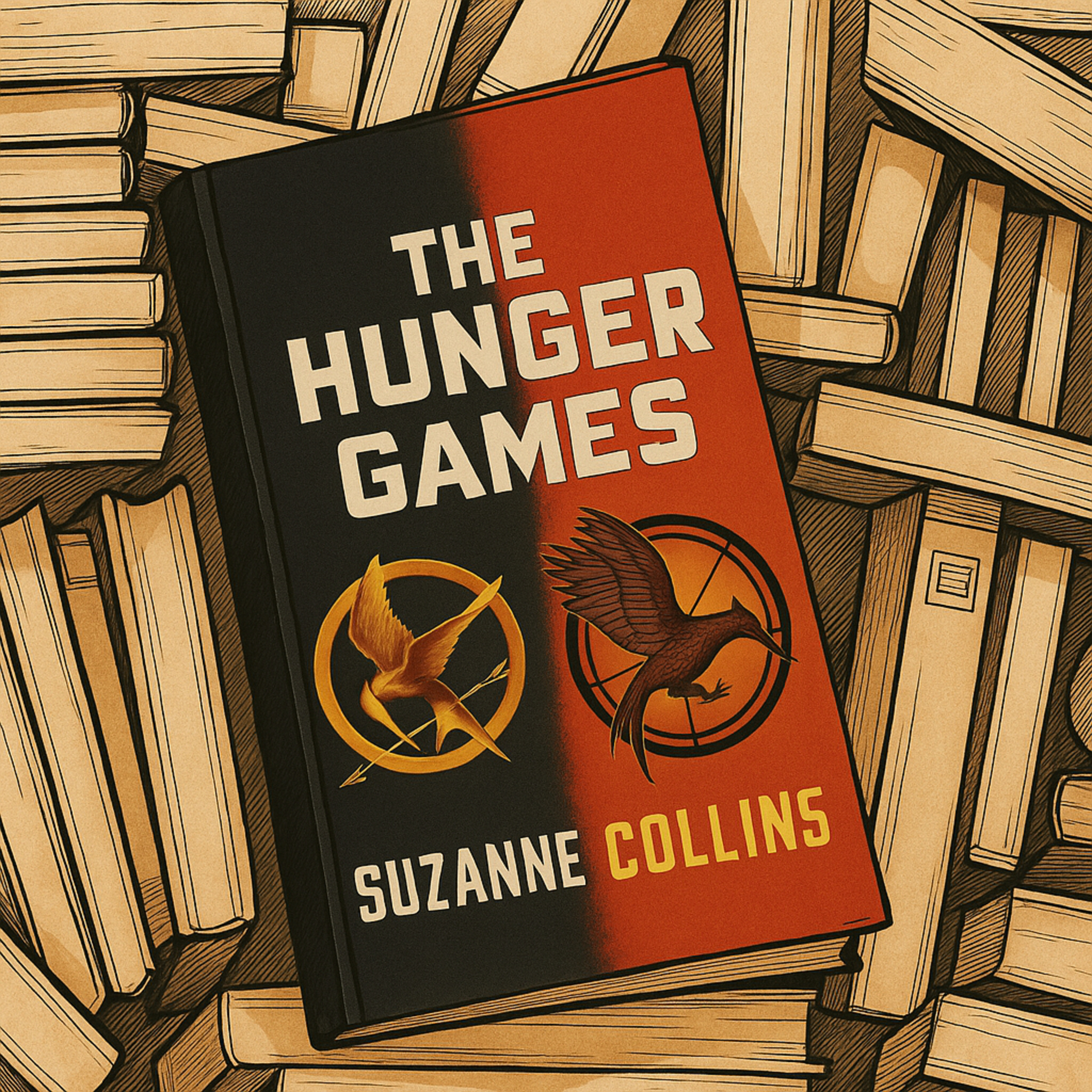 The Hunger Games and Catching Fire episode artwork