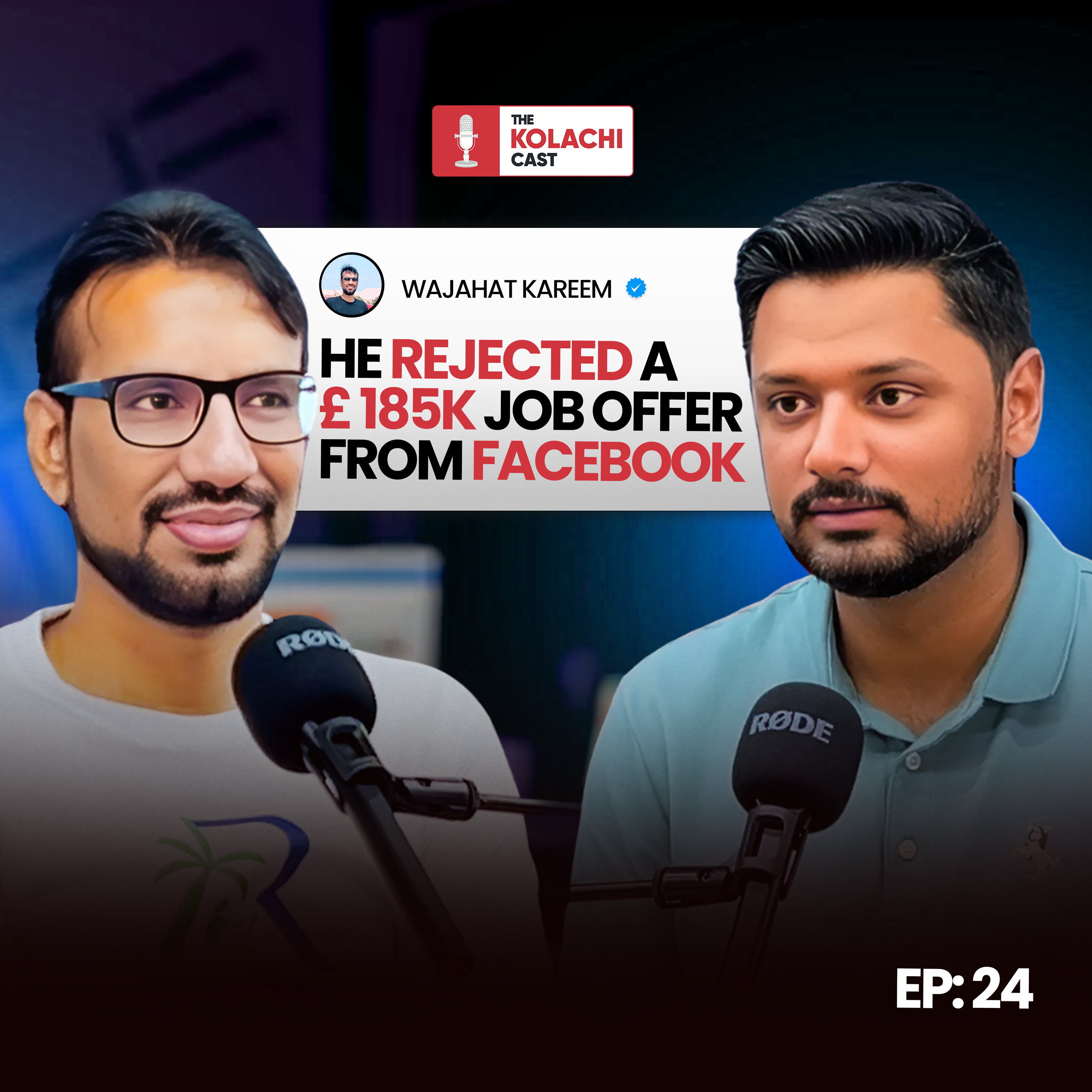 I rejected a £185k job offer from Facebook to live in Pakistan - Wajahat Karim episode artwork