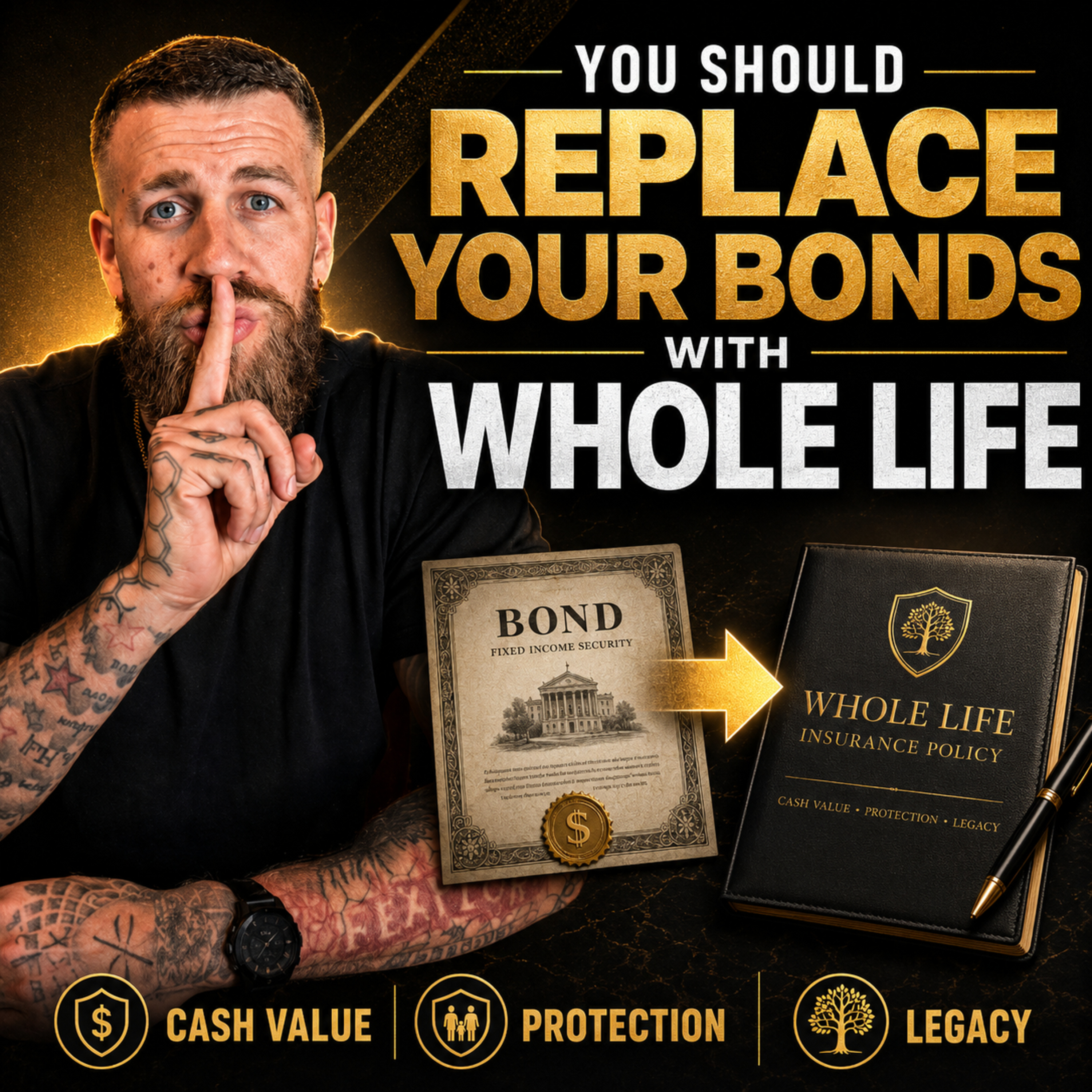 Episode #118 Why You Should Replace Your Bonds With Whole Life