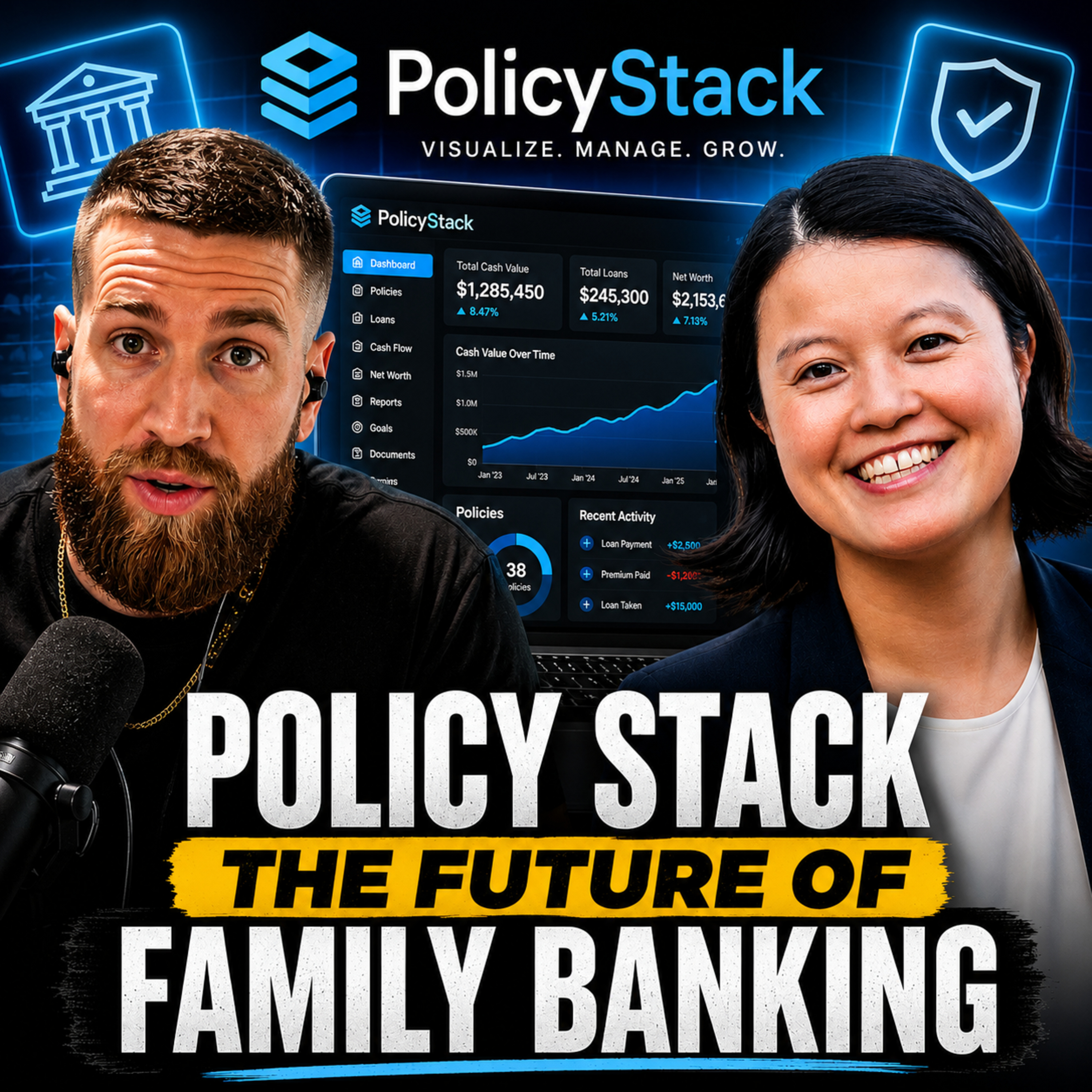 Episode #122 (Policy Stack) The Future of Tracking Your Family Banking System episode artwork