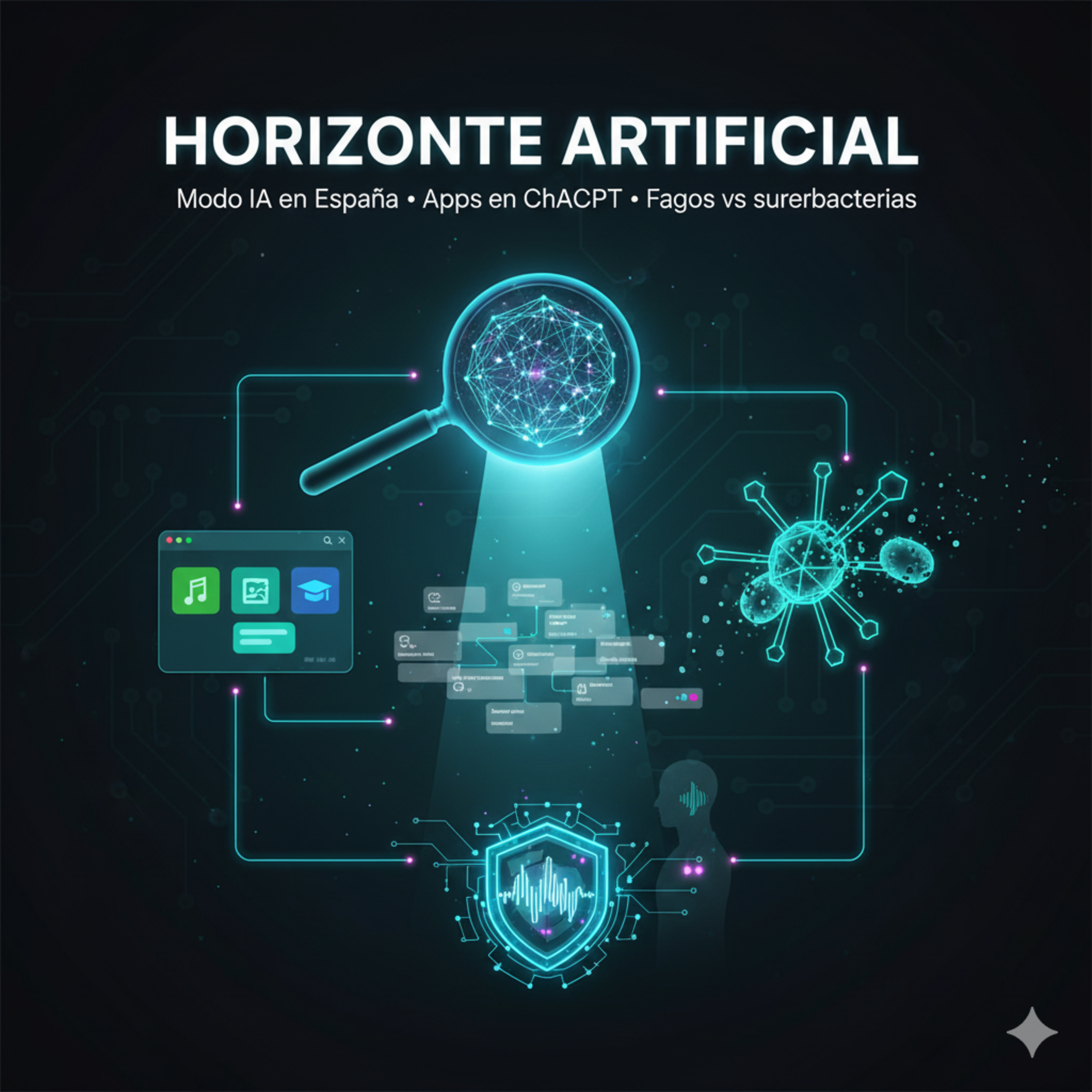 50. Google Modo IA llega a España: impacto en SEO + ChatGPT con apps y virus anti‑bacterias diseñados por IA episode artwork
