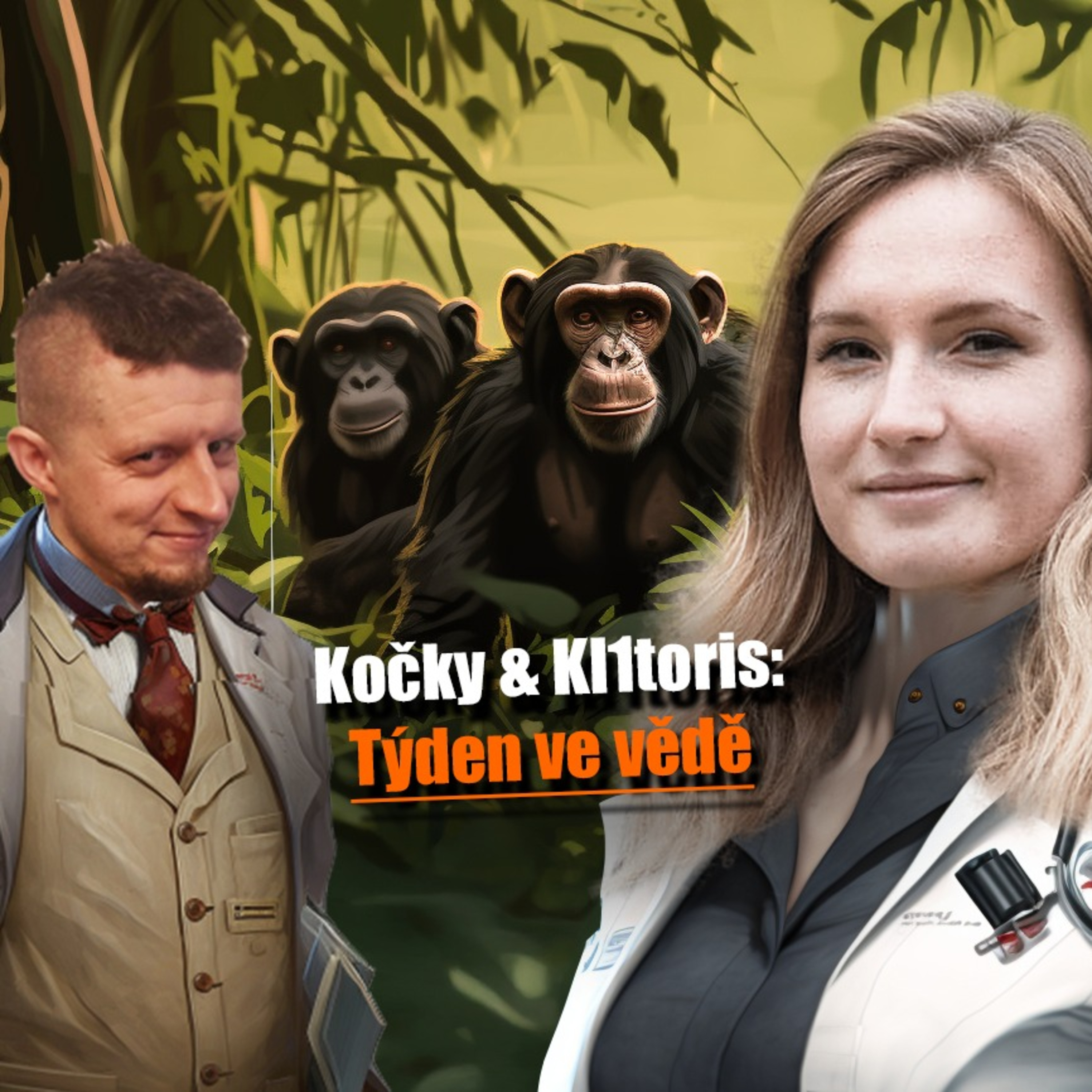 Kočky & Kl1toris – Týden ve vědě 13. až 19. 4. 2026 | #JaRon a #Nina episode artwork