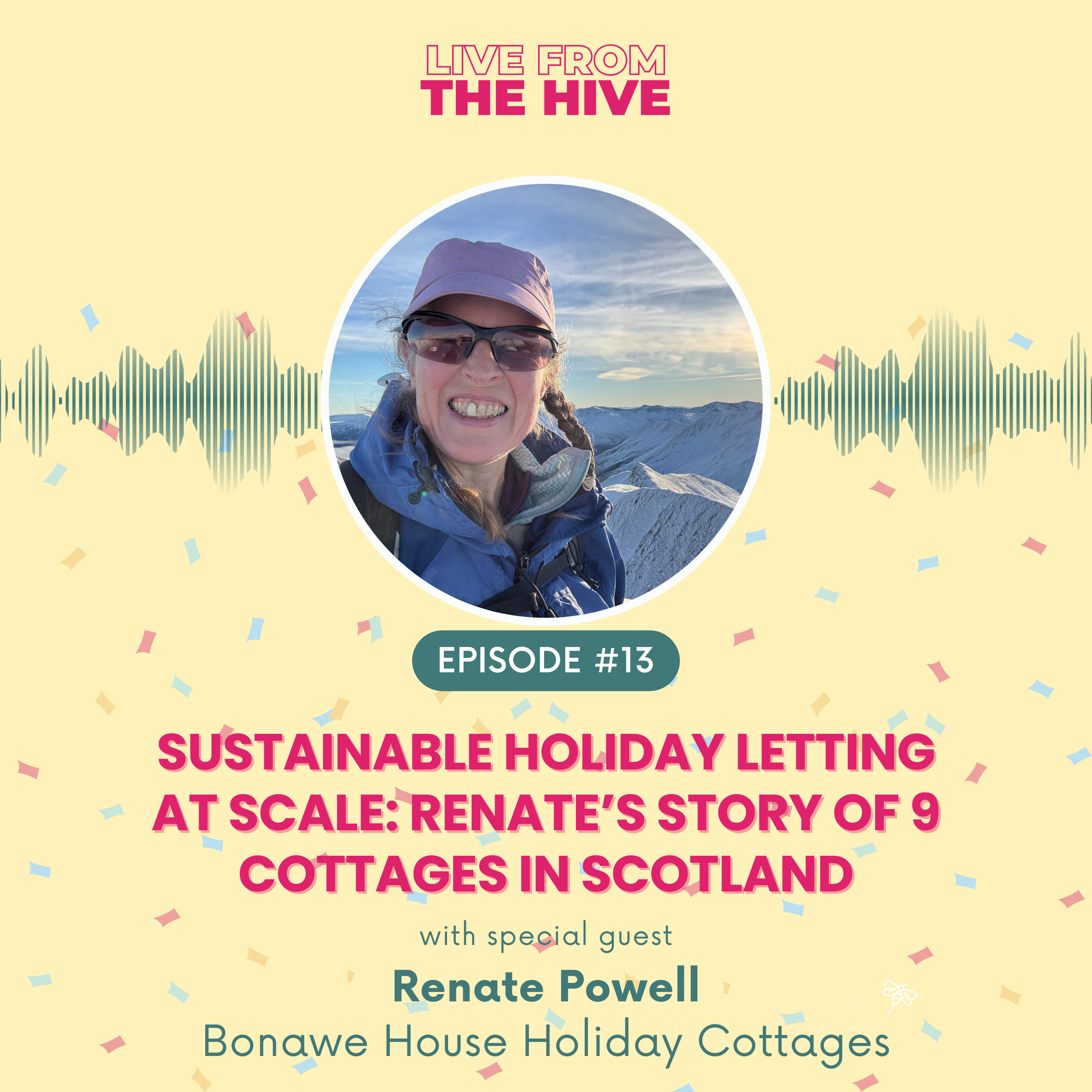 Ep #13 - Sustainable Holiday Letting at Scale: Renate’s Story of 9 Cottages in Scotland with Renate Powell episode artwork