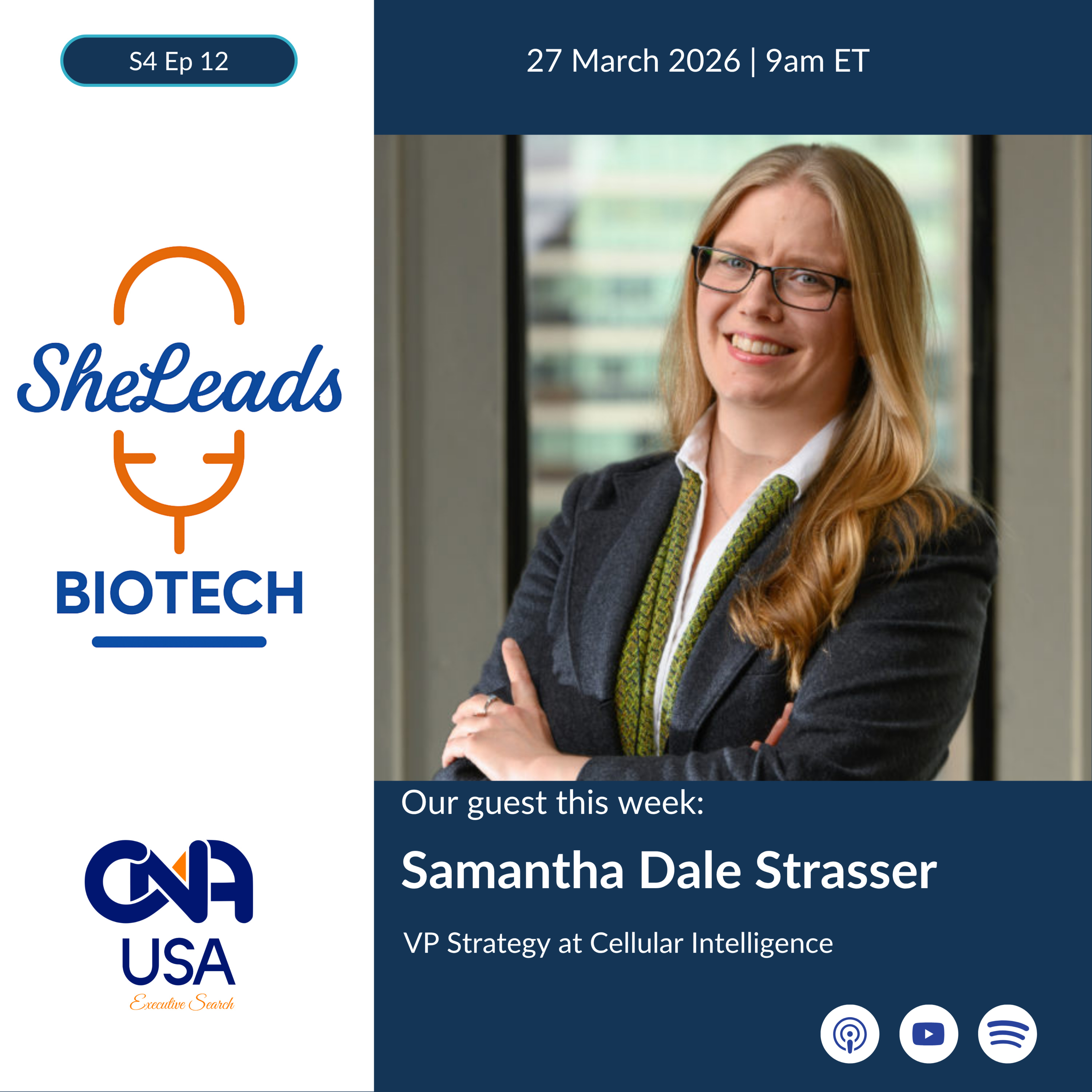 S4 E12, Samantha Dale Strasser - VP Strategy at Cellular Intelligence