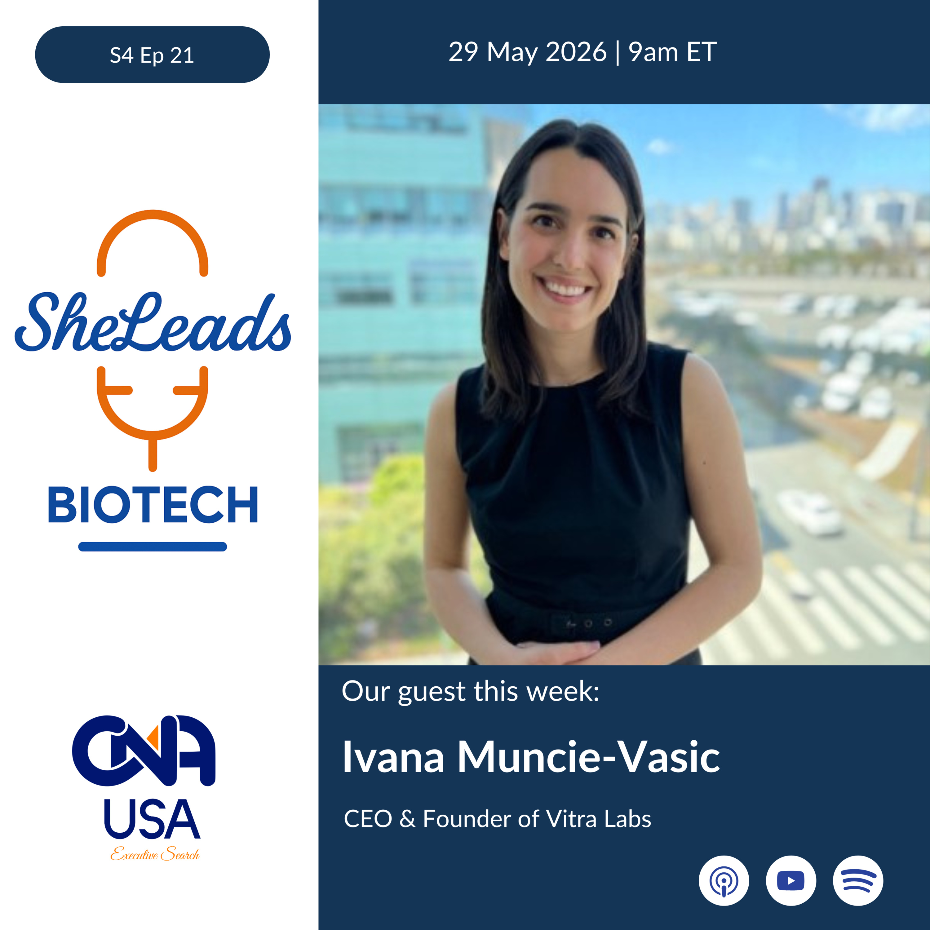 S4 E21, Ivana Muncie-Vasic - CEO & Founder of Vitra Labs episode artwork