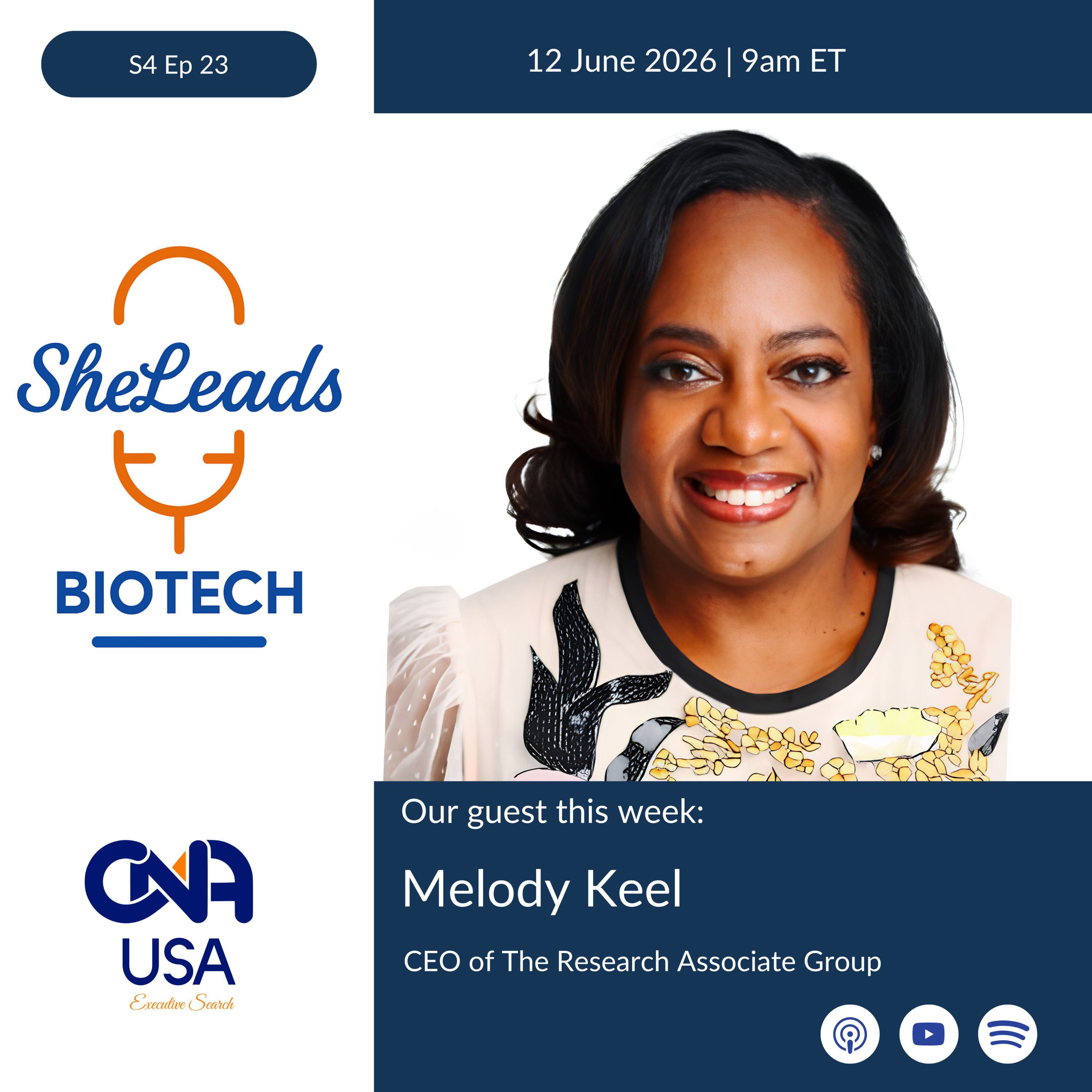 S4 E23 - Melody Keel, CEO of The Research Associate Group episode artwork