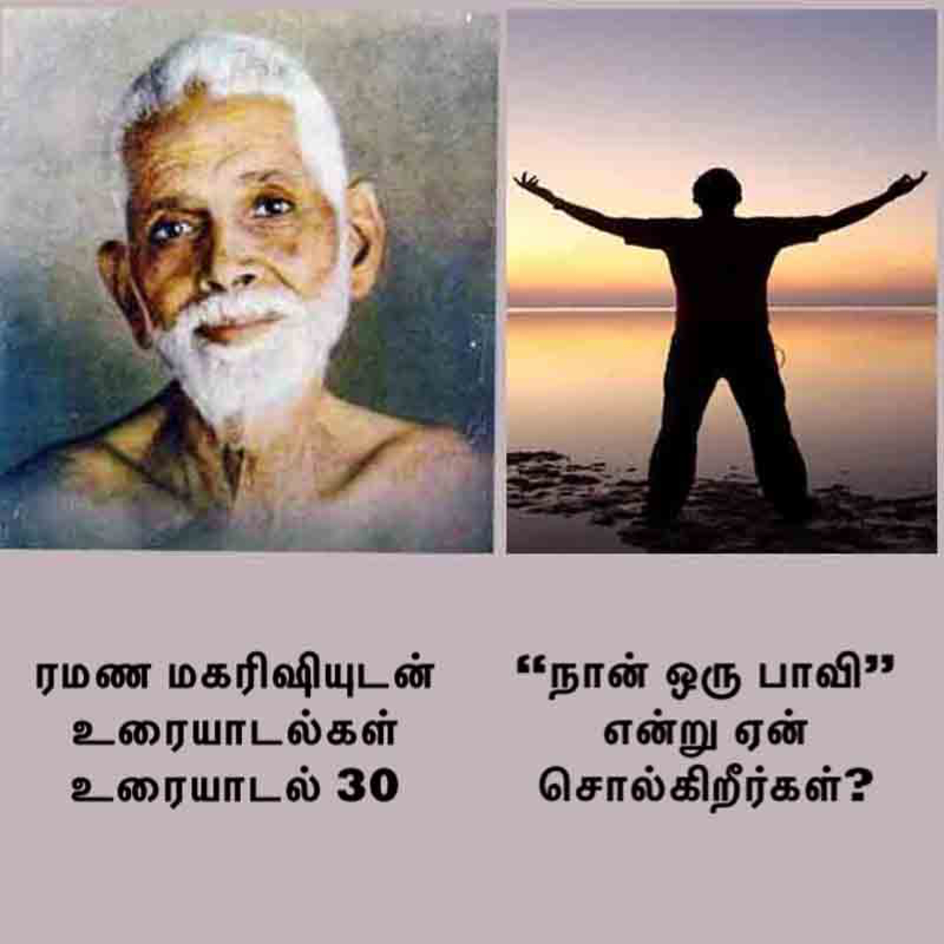 ரமண மகரிஷியுடன் உரையாடல்கள் (30) "நான் ஒரு பாவி" என்று ஏன் சொல்கிறீர்கள்? இன்னும் பல முக்கிய விஷயம். episode artwork