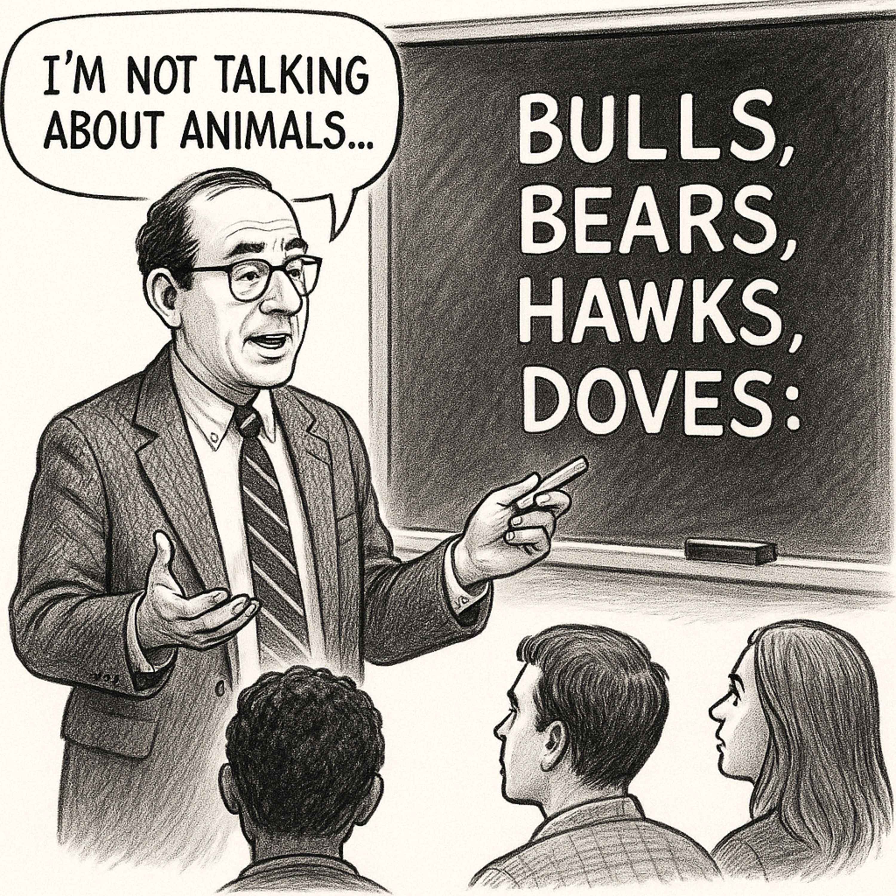 ウシ、クマ、タカ、ハト：市場の話を読み解く　Bulls, Bears, Hawks, Doves: Decoding Market Talk