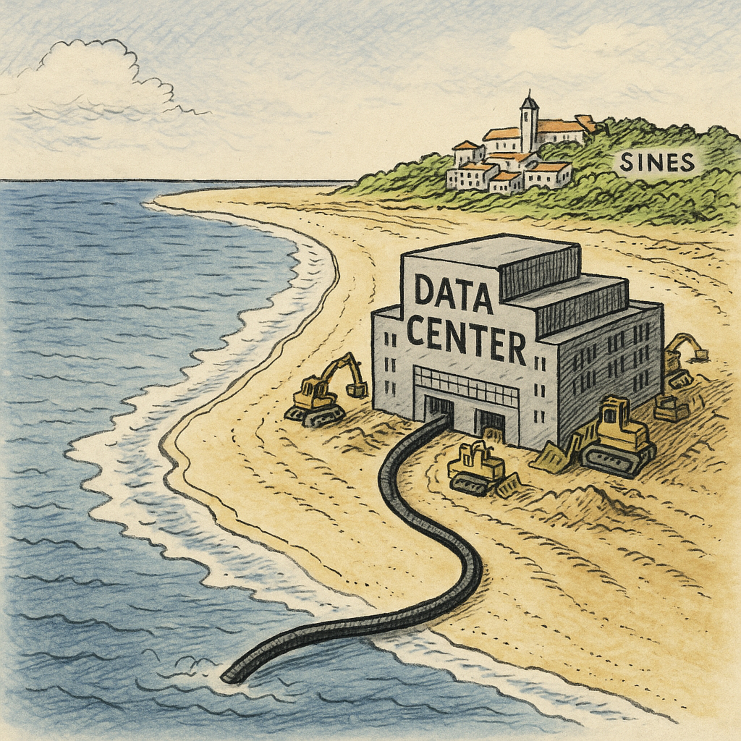 Sines’ Makeover: From Beaches to Bytes シネスの変身：ビーチから情報へ