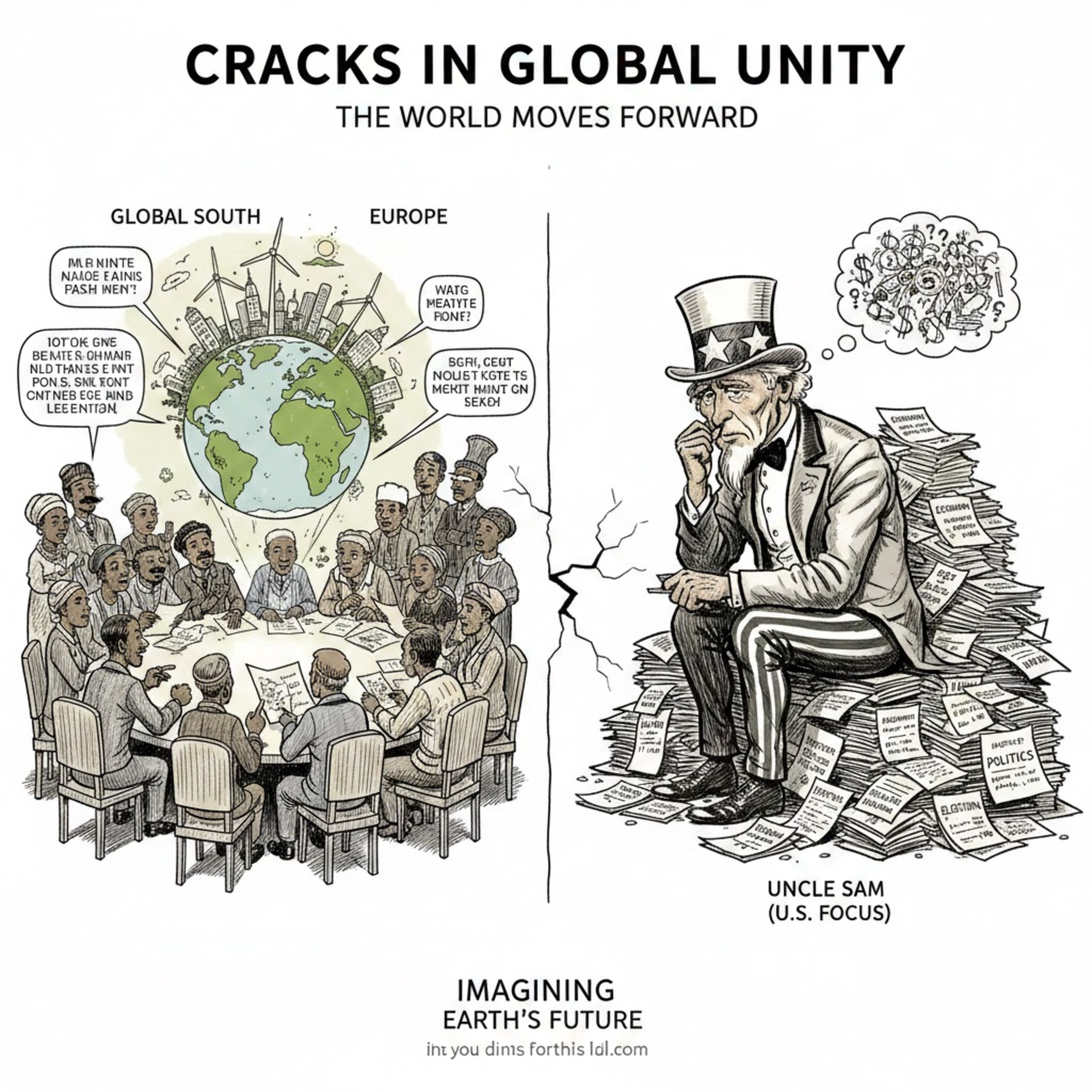 Cracks in Global Unity　 グローバルな結束に亀裂