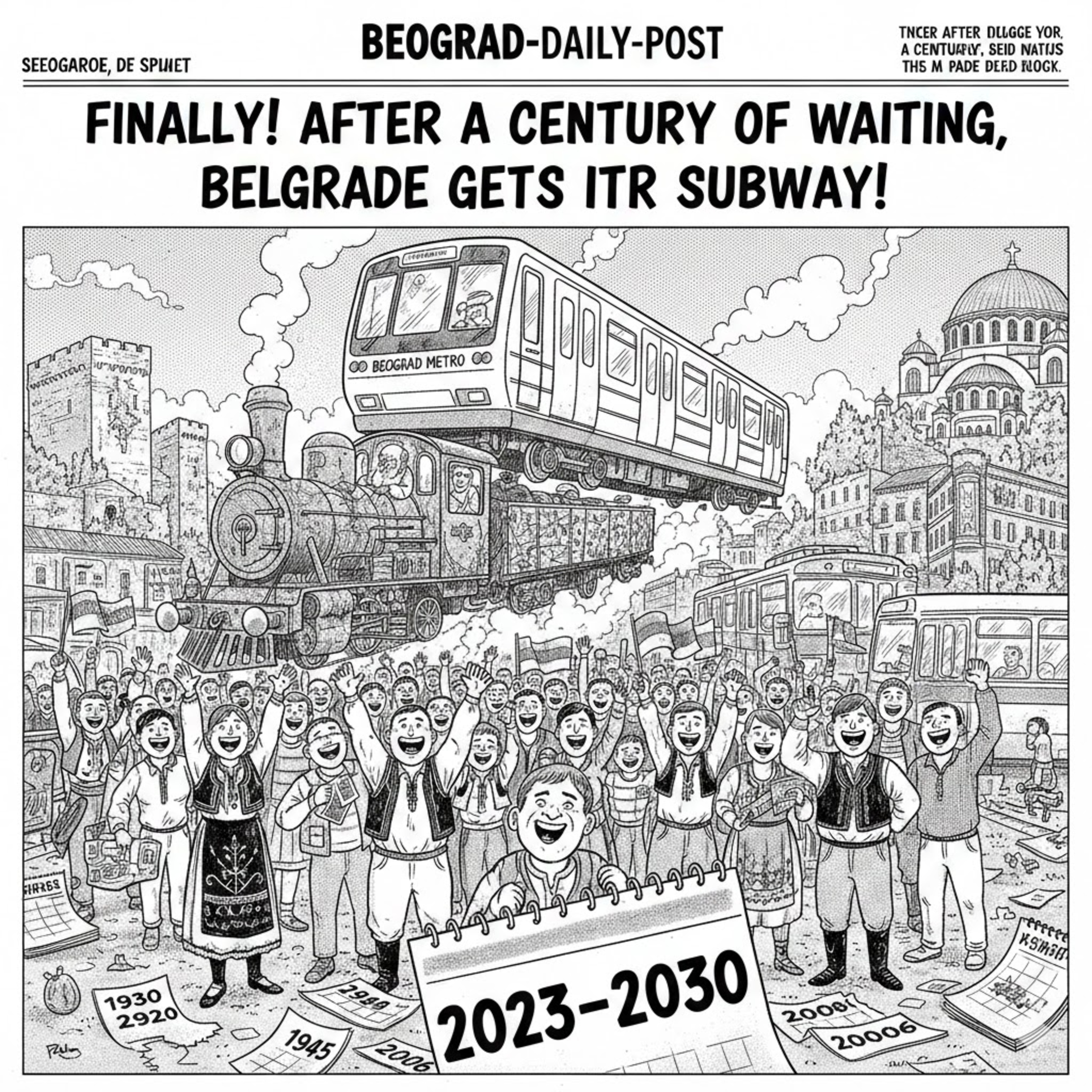 ベオグラード：ついに地下鉄が開通 Belgrade: A Subway at Last