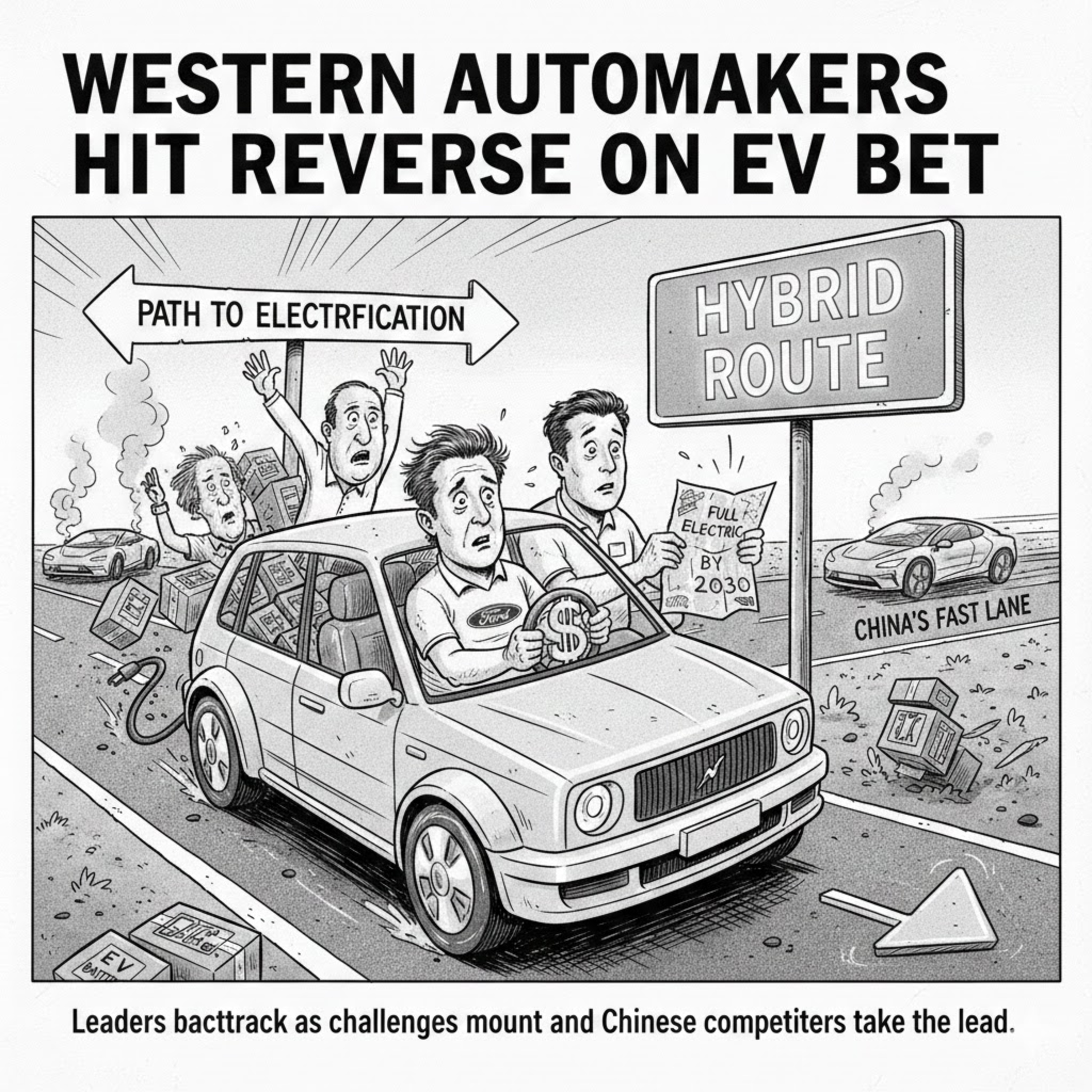 Is the West Backtracking on EVs? 欧米諸国、EVに後ろ向きか？