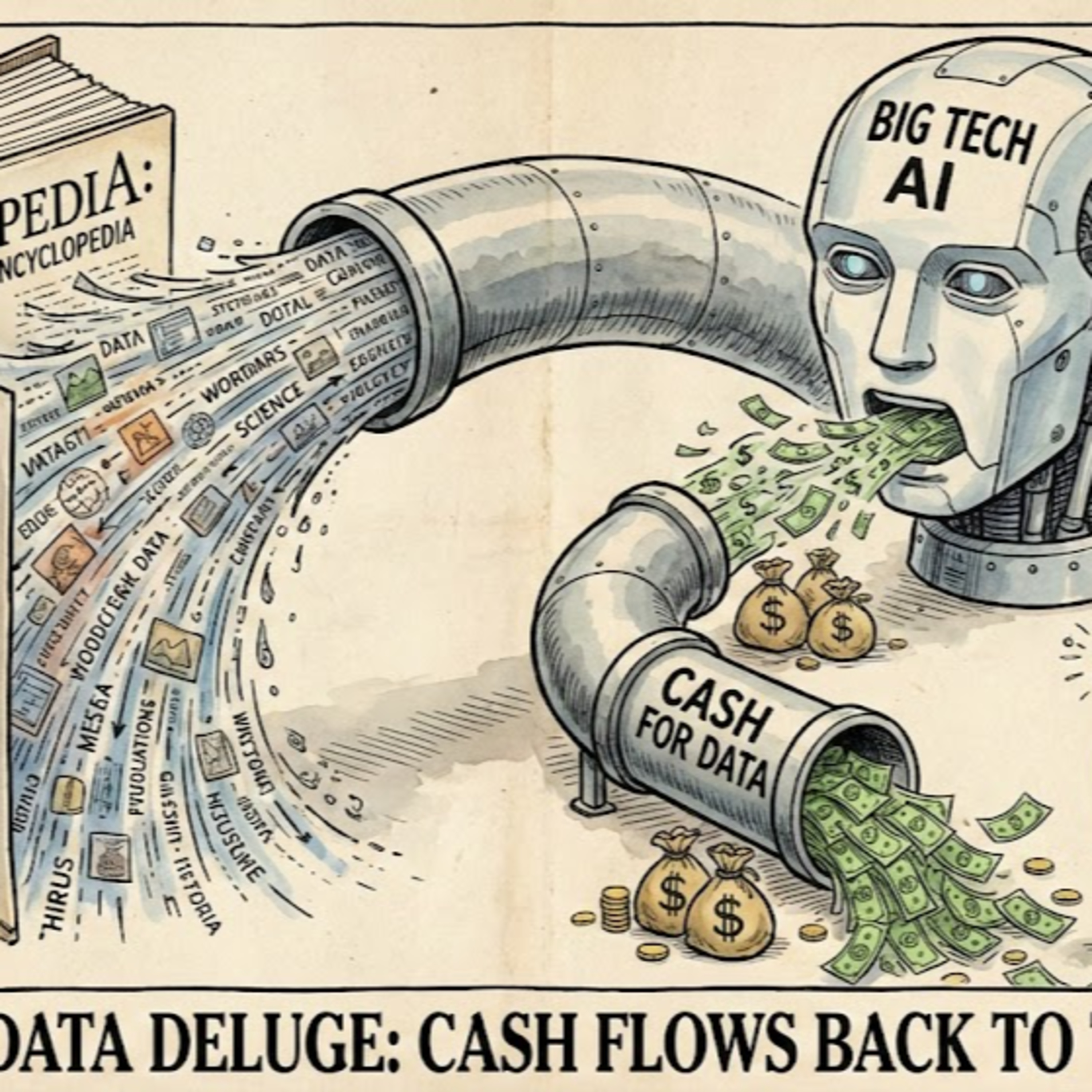 Wiki Inks Deals With AI Giants WikiがAI大手と契約締結