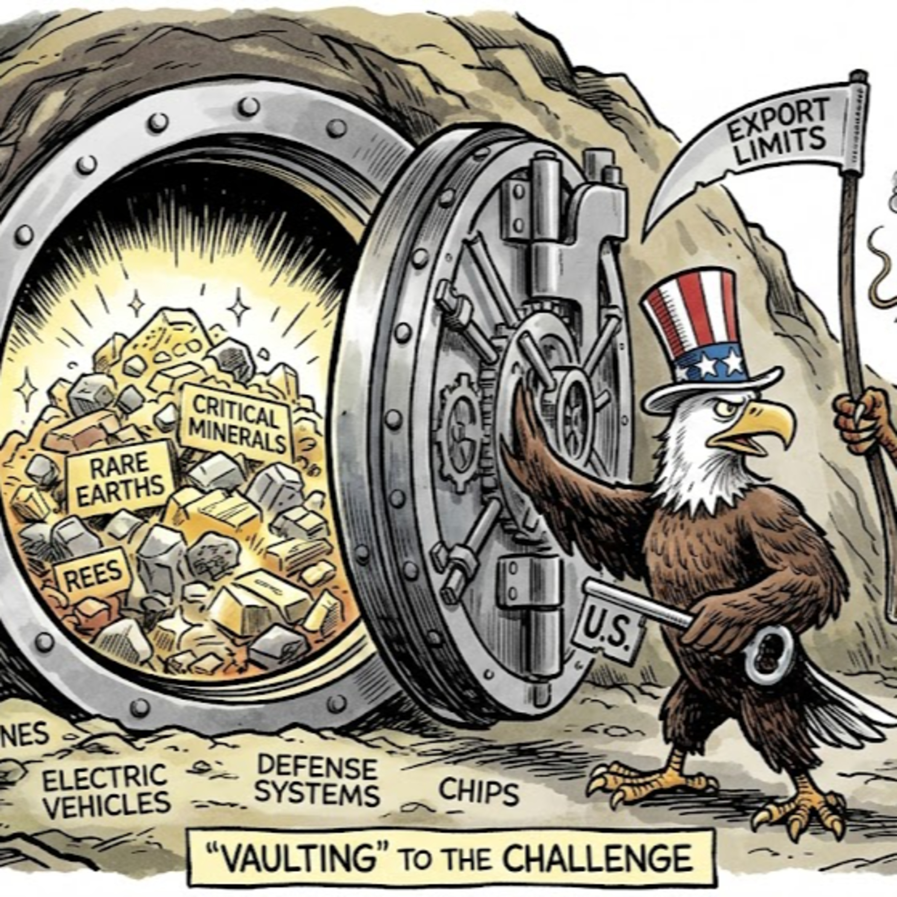 Can ‘Project Vault’ Break China’s Rare Earths Control? 「プロジェクト・ボルト」で中国のレアアース支配を崩せるか？