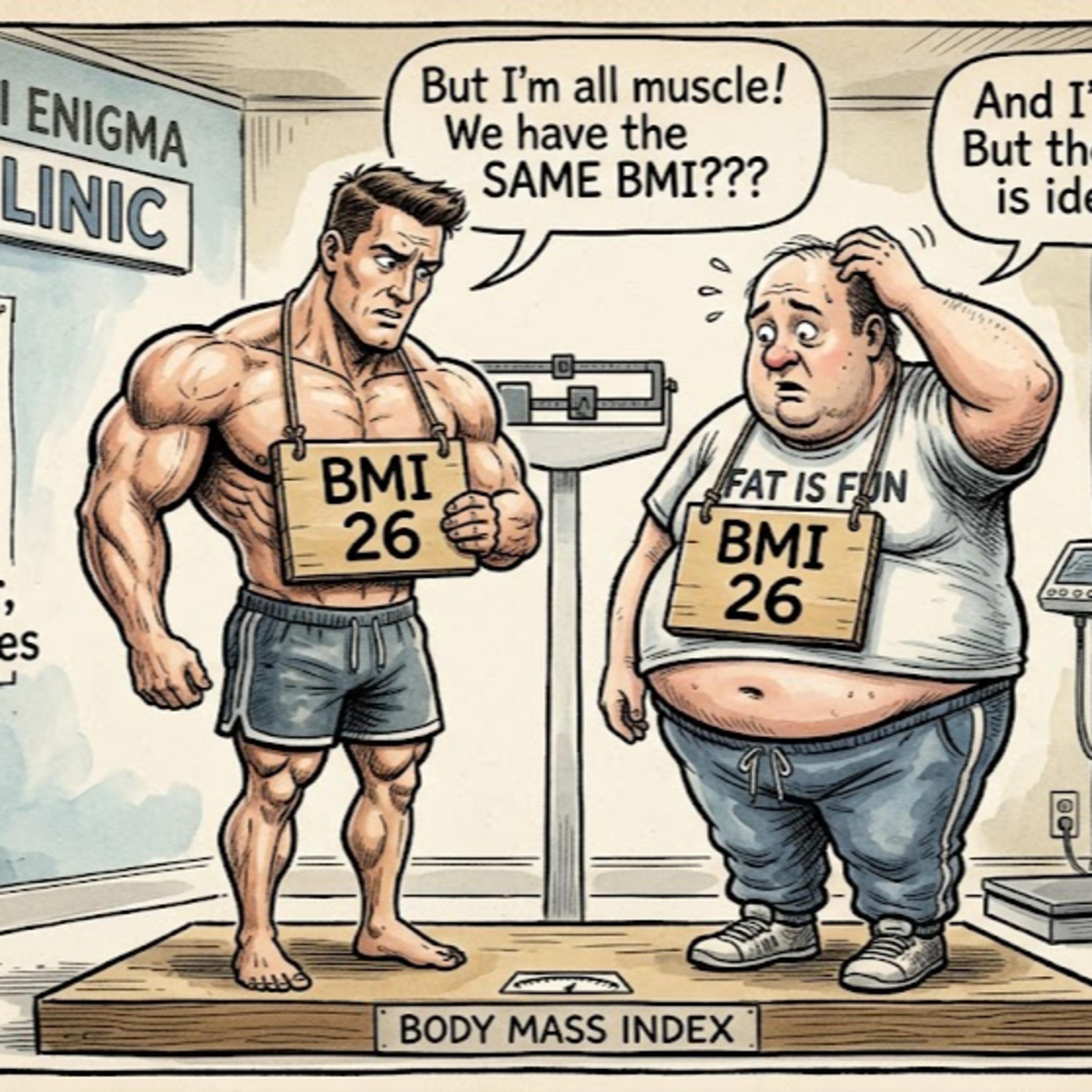 Is Your BMI Lying to You? BMI数値、信じて大丈夫？