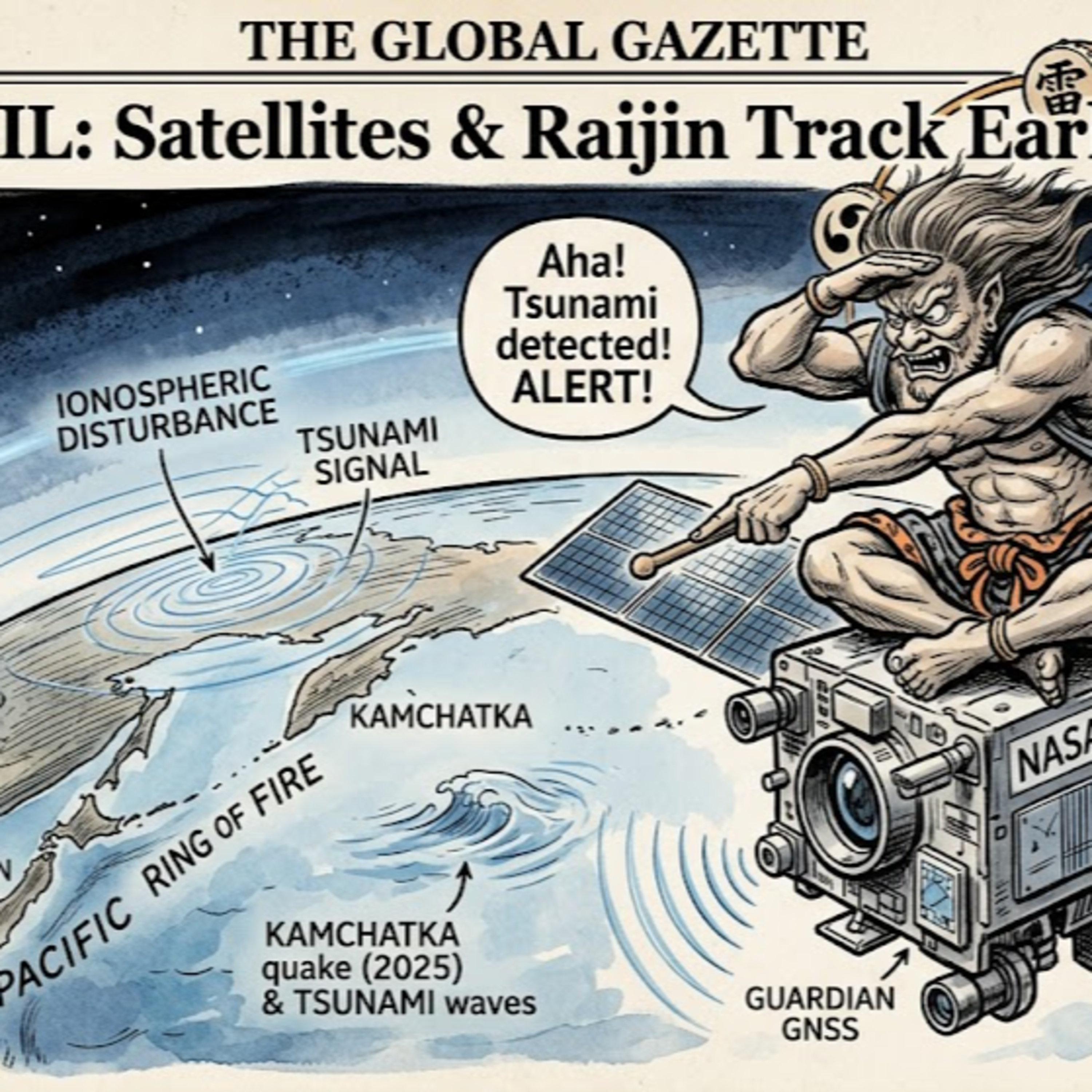 Satellite Observations Offer Insight into a Tsunami’s Early Stages 衛星が捉えた、津波発生の瞬間