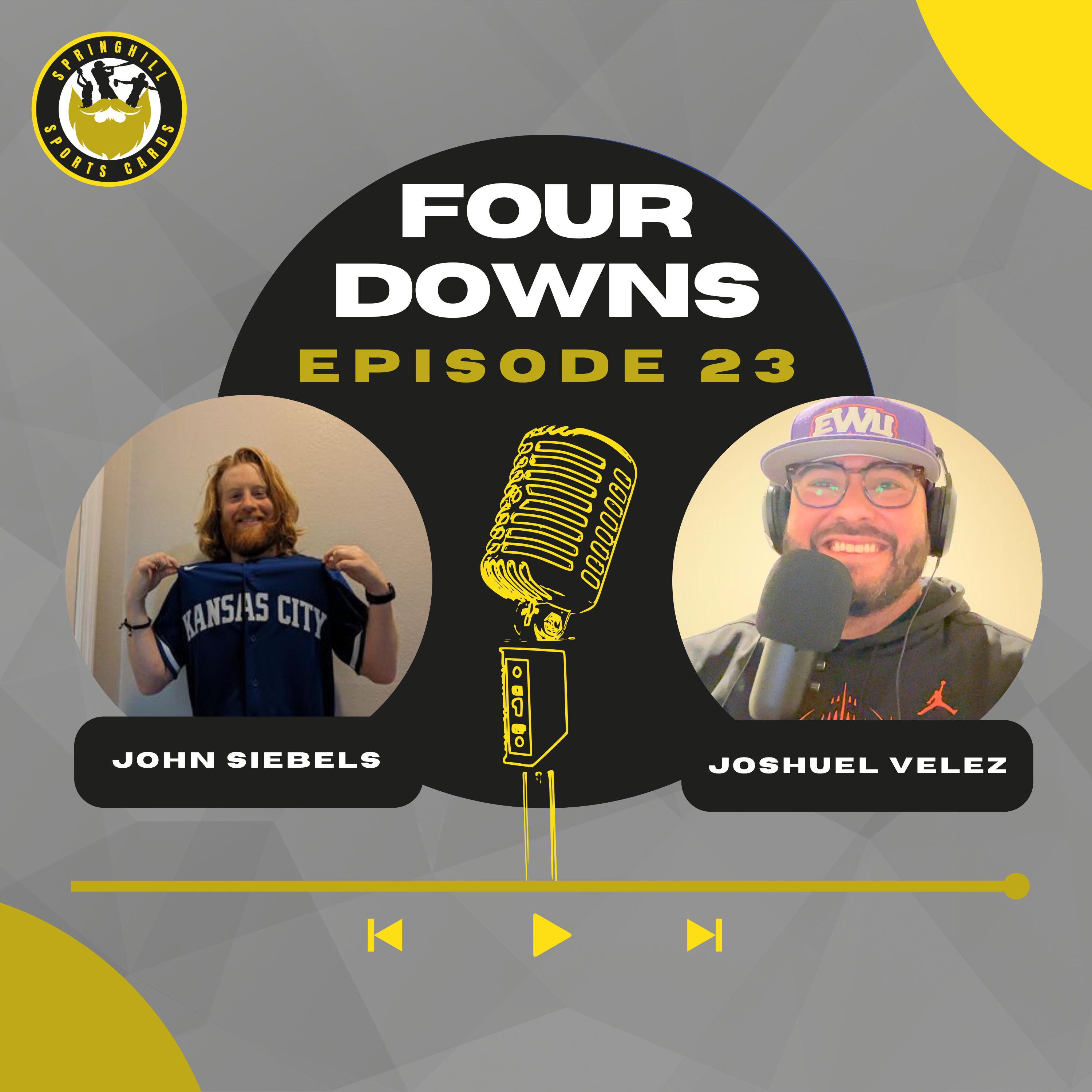 2024 Draft, Free Agent QBs & Way Too Early Super Bowl Predictions | Four Downs Episode 23 episode artwork