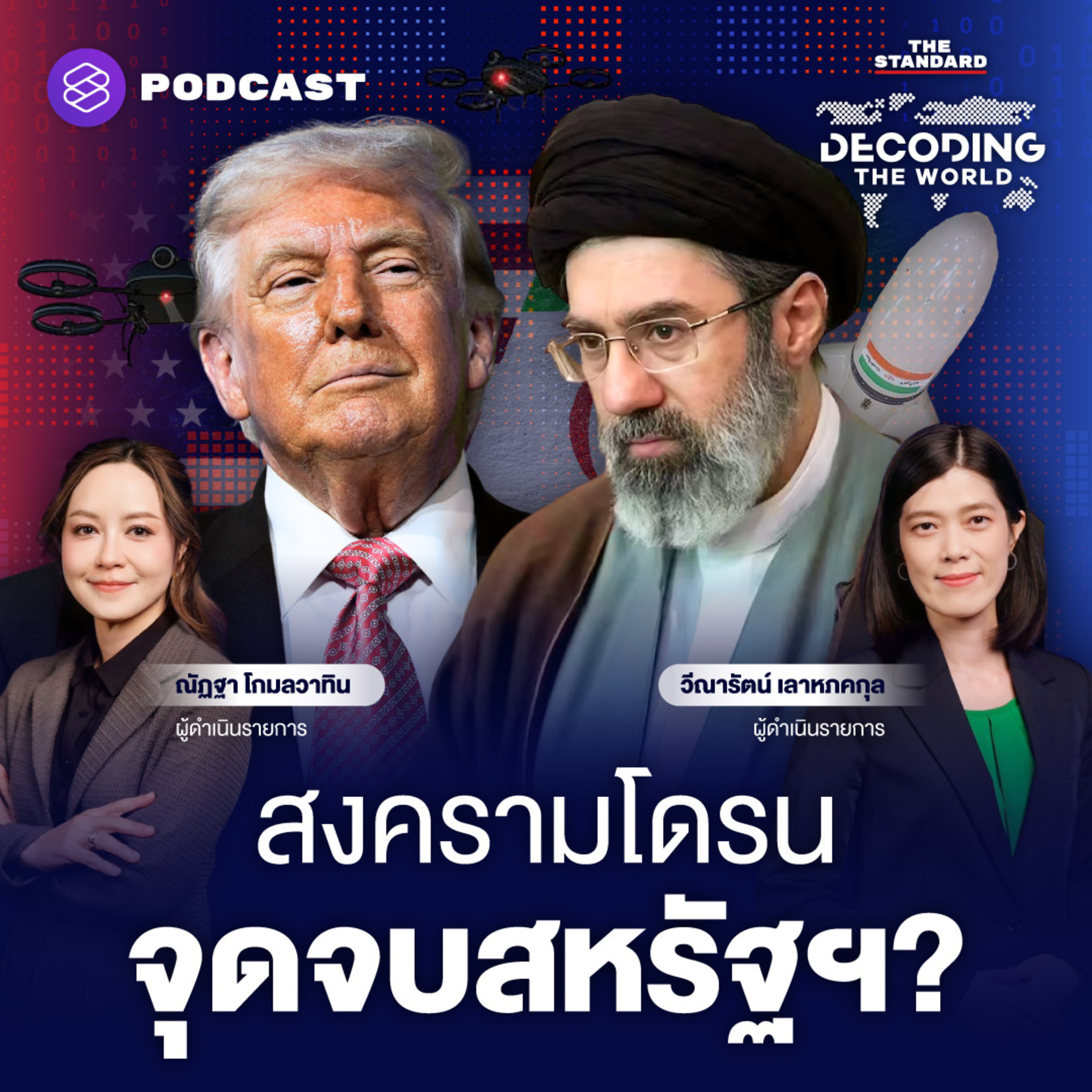 DTW81 สงครามโดรนเขย่าโลก อิหร่านย้ำแค้นสหรัฐฯ จุดจบอาวุธราคาแพง? episode artwork