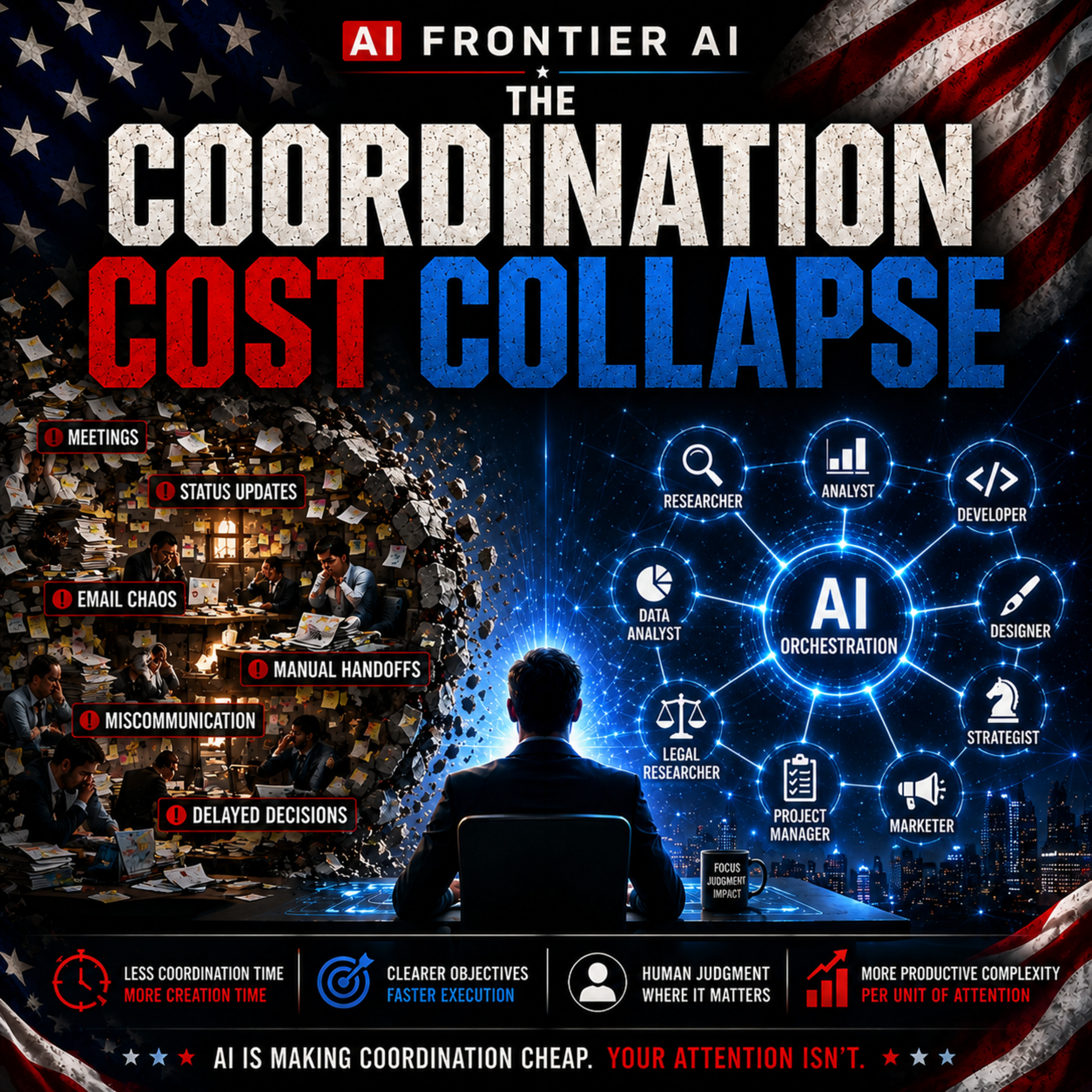 The Coordination Cost Collapse: When Coordination Becomes Cheap