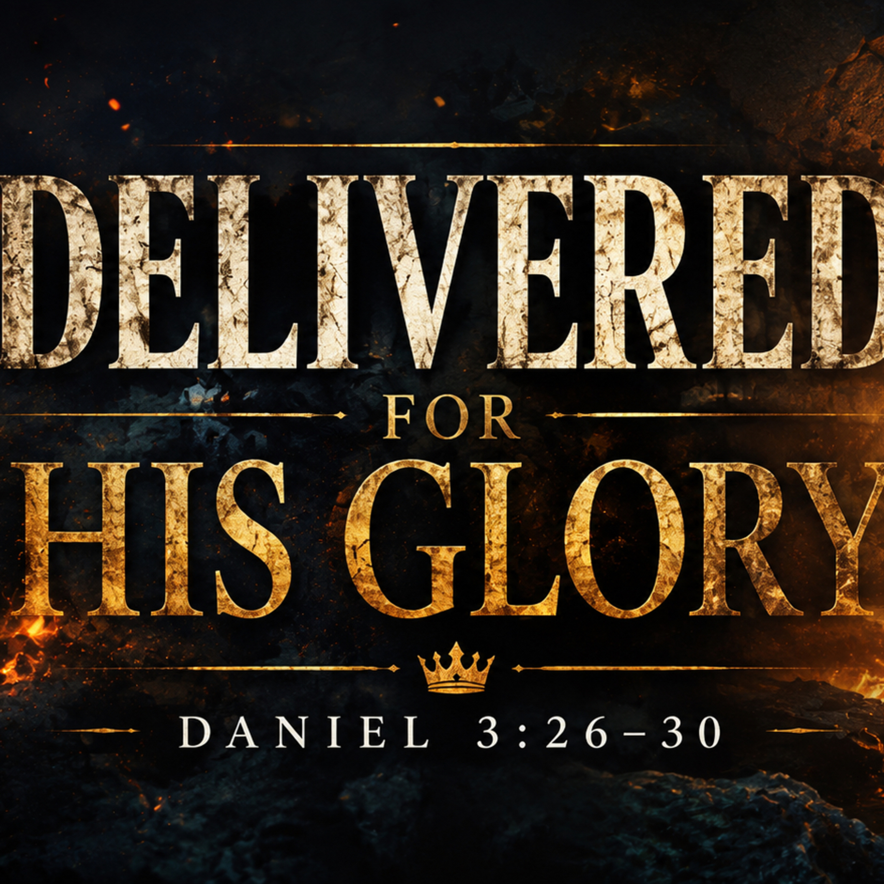Delivered for His Glory - Daniel 3:26-30 episode artwork