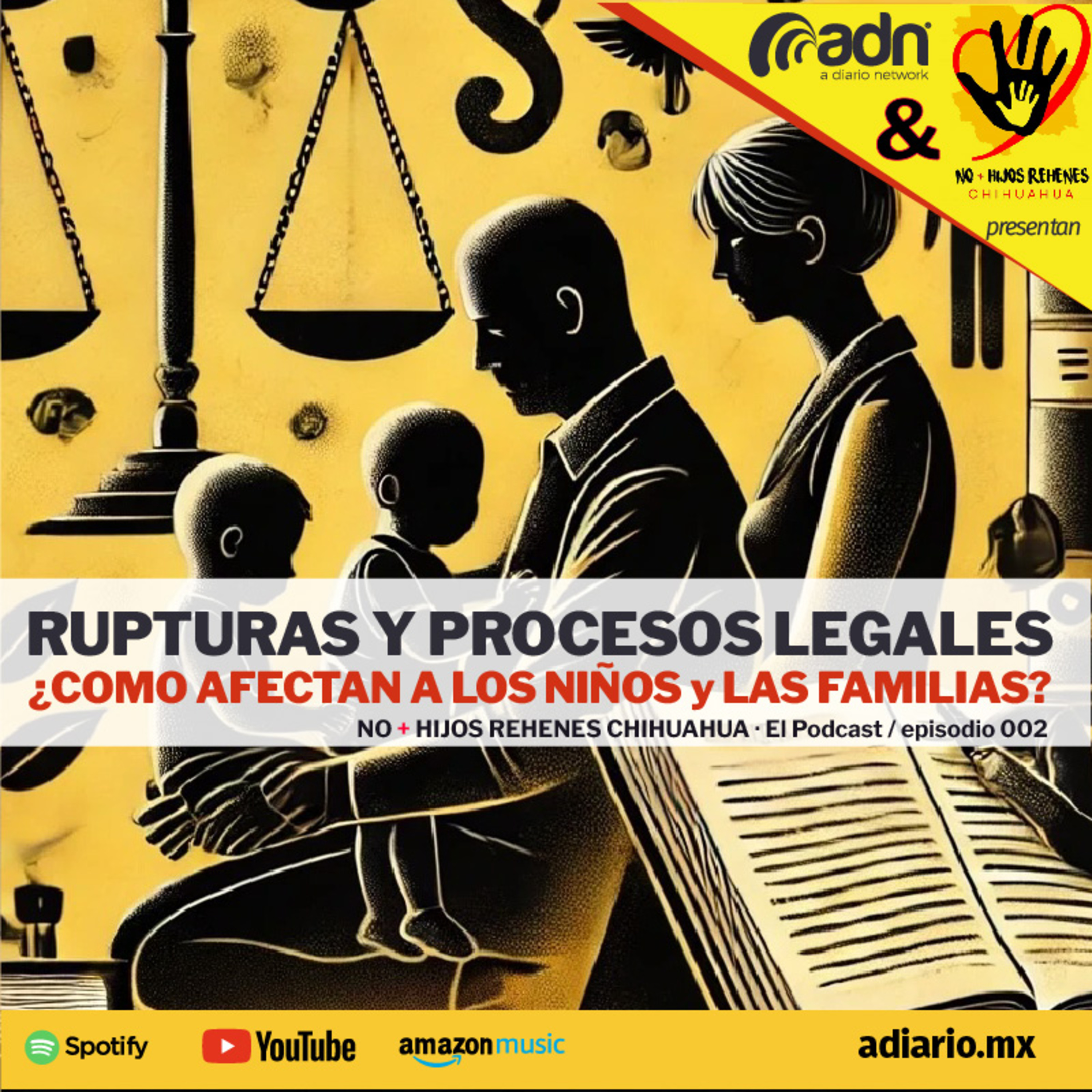 N+HR 002 | Rupturas y Procesos Legales: ¿Cómo Afectan a los Niños y las Familias? episode artwork