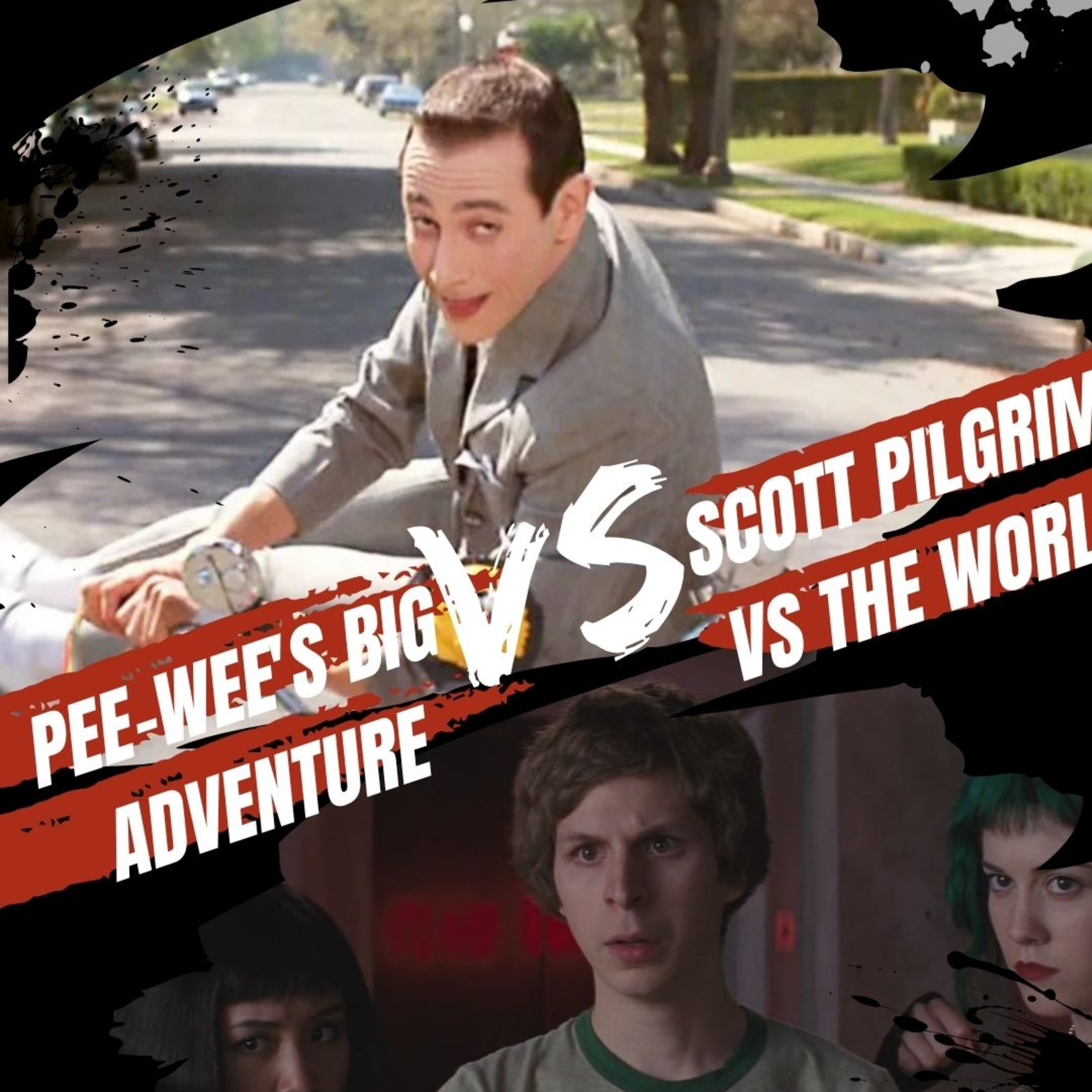 CinemaJam Versus 26: Pee-wee’s Big Adventure (1985) vs. Scott Pilgrim vs. The World (2010) episode artwork
