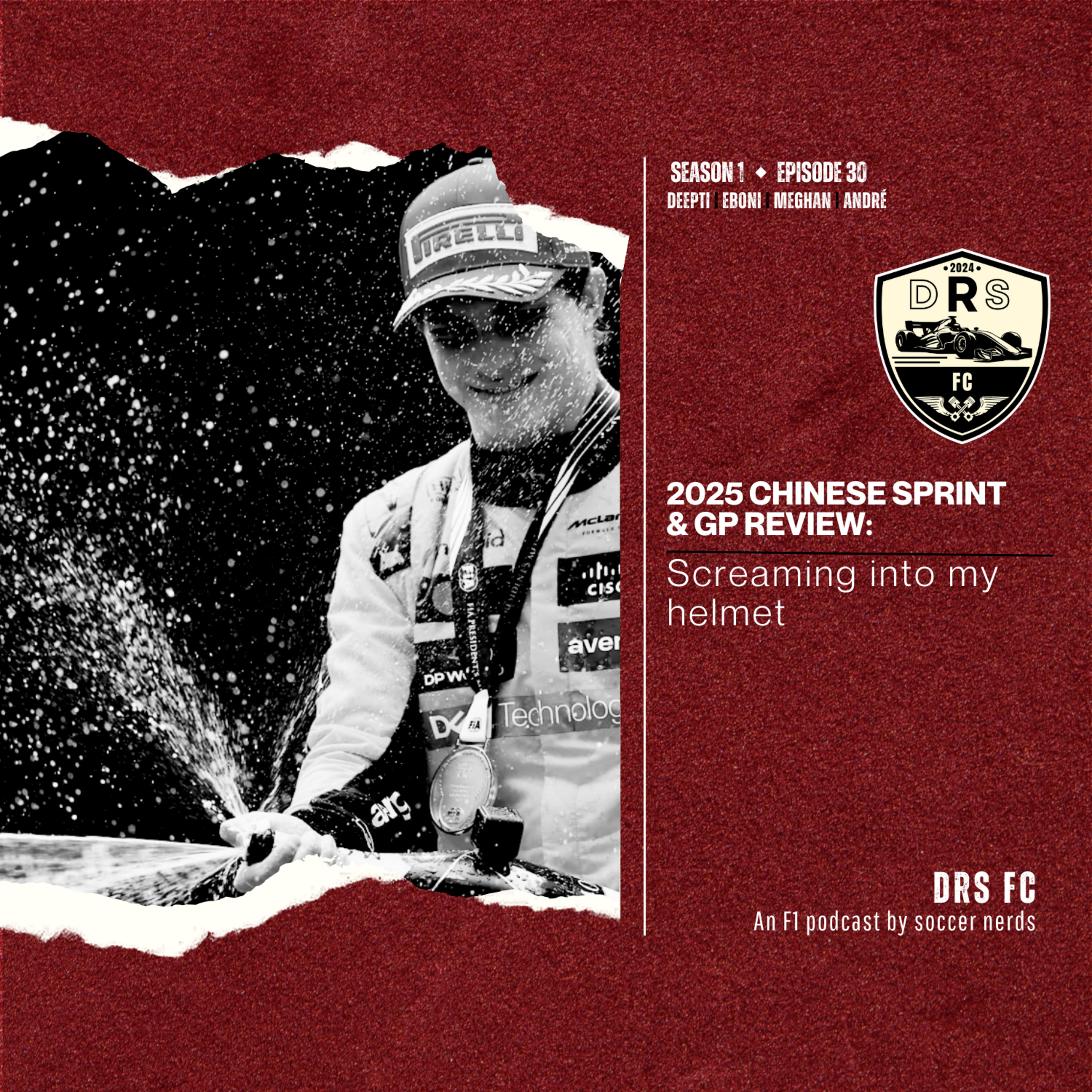 2025 CHINESE SPRINT & GP REVIEW: Screaming into my helmet episode artwork