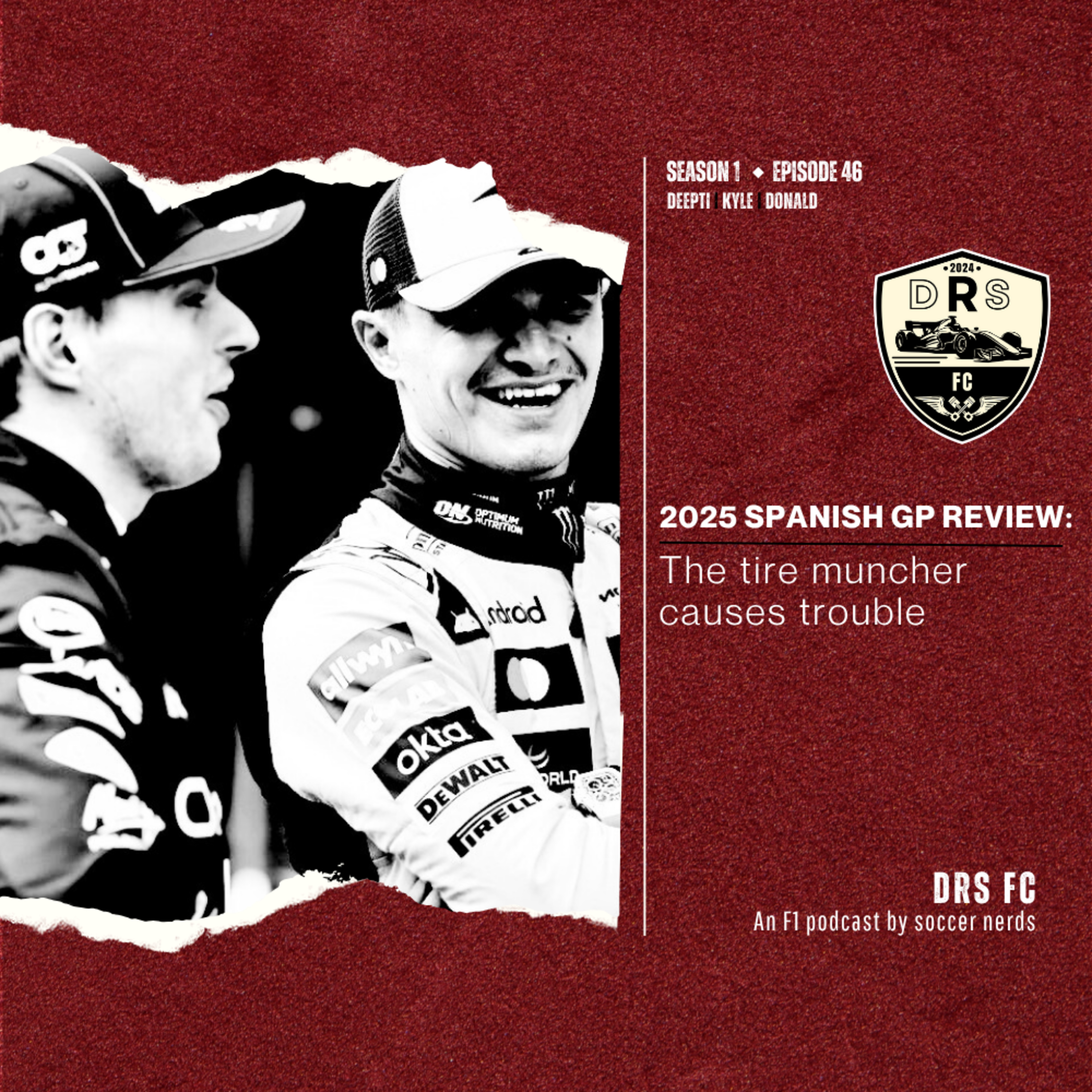 2025 SPANISH GP REVIEW: The tire muncher causes trouble episode artwork