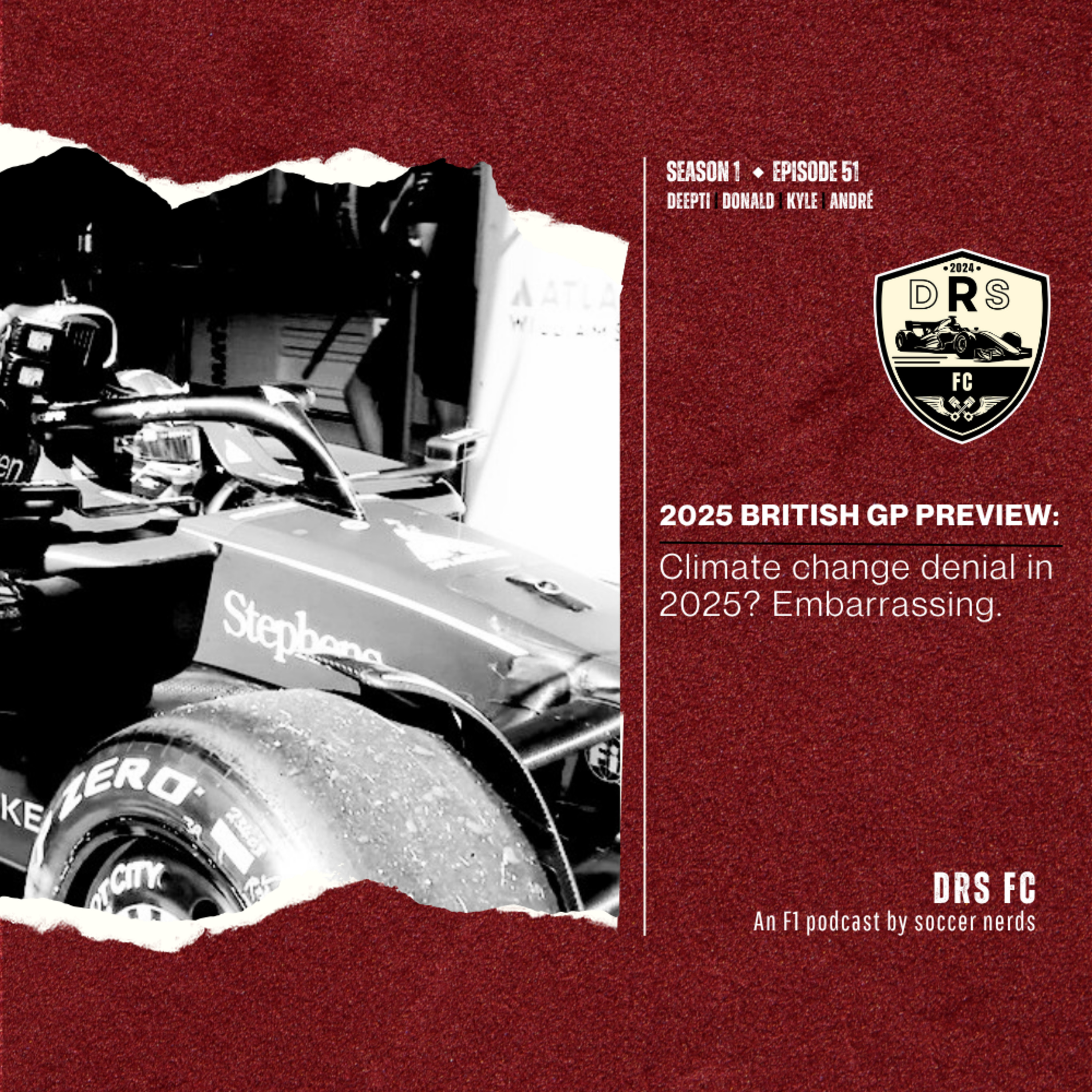 2025 BRITISH GP PREVIEW: Climate change denial in 2025? Embarrassing. episode artwork