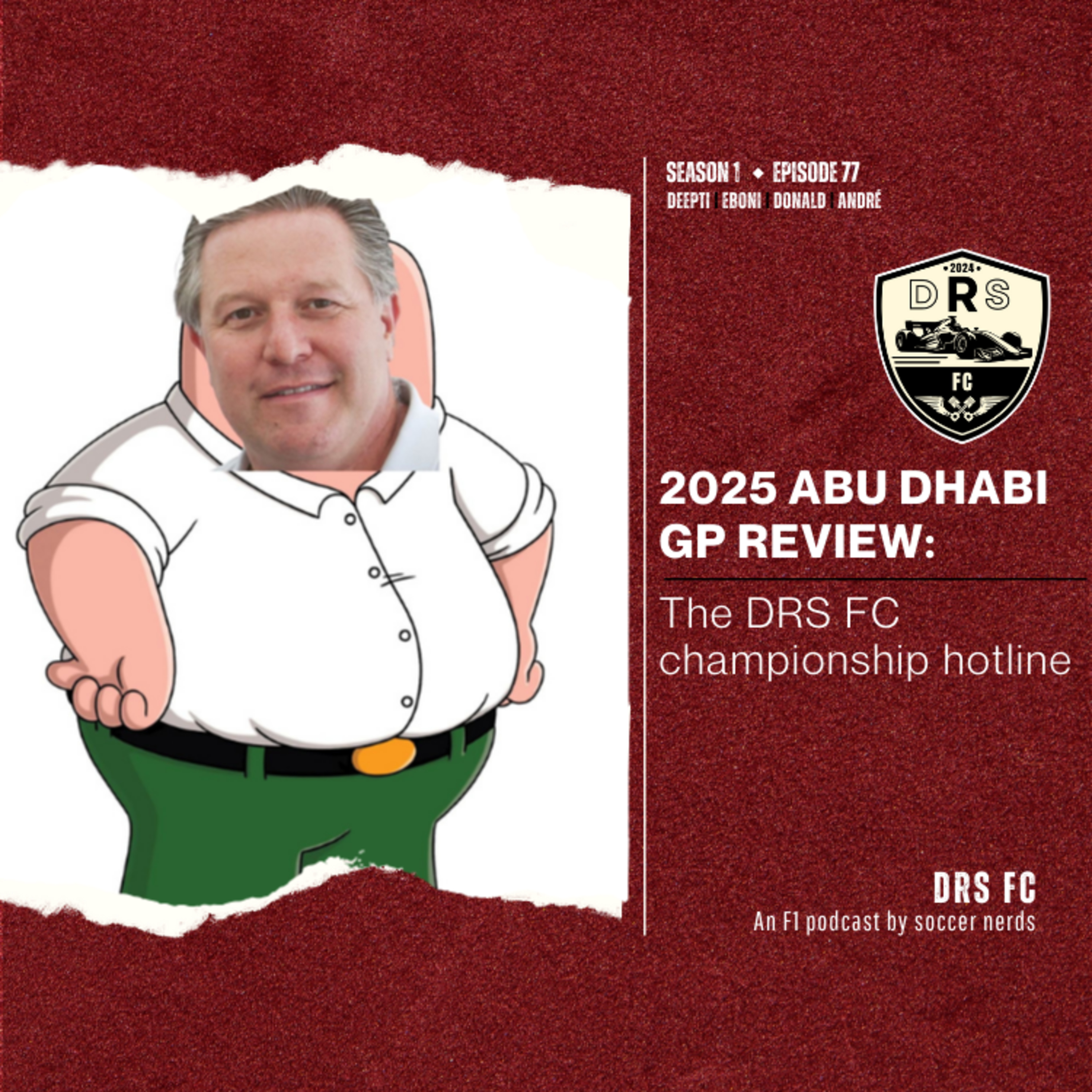 2025 ABU DHABI GP REVIEW: The DRS FC championship hotline episode artwork