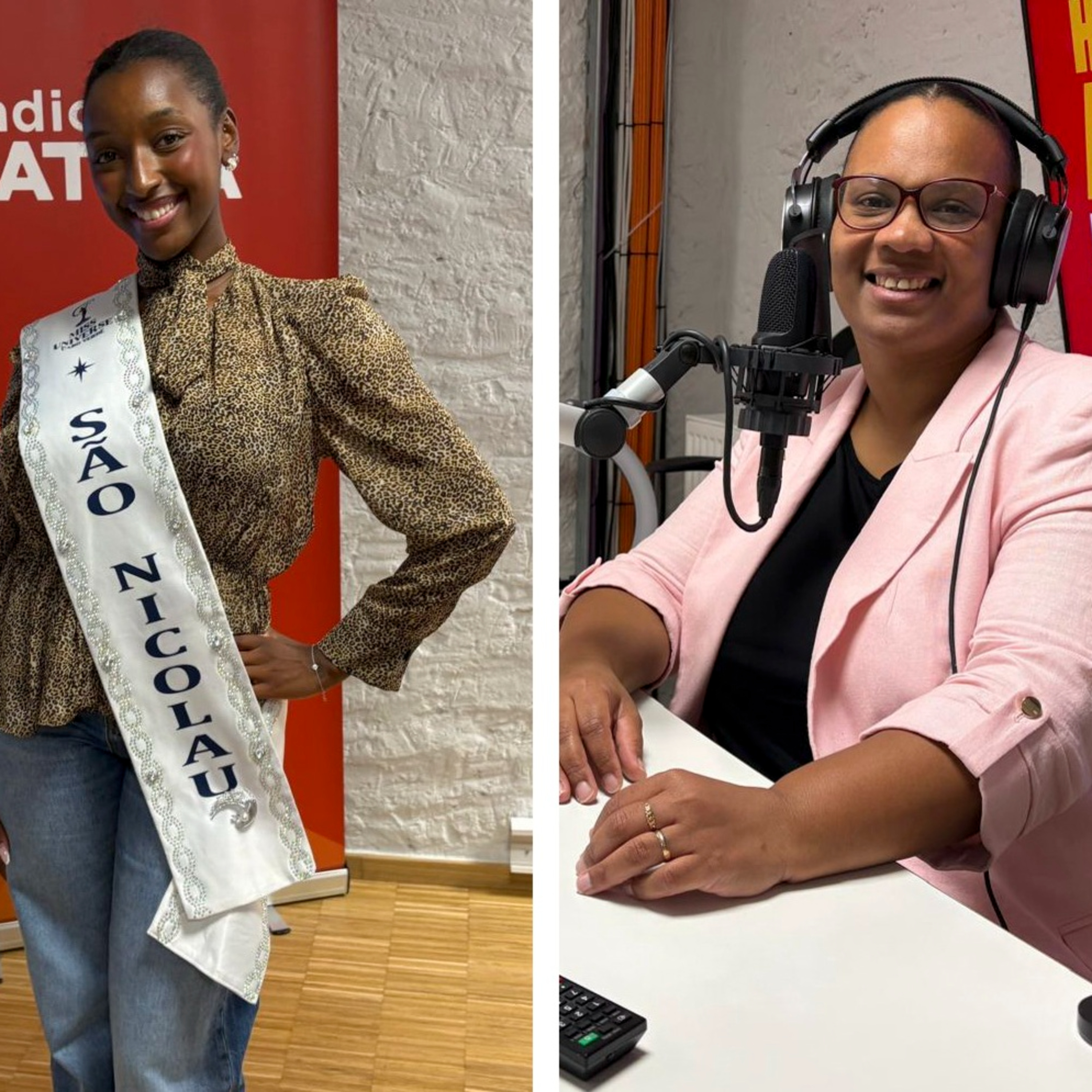 Psicomotricista Cariny Semedo e Felícia Borges, candidata a Miss Turismo Luxembourg 2026